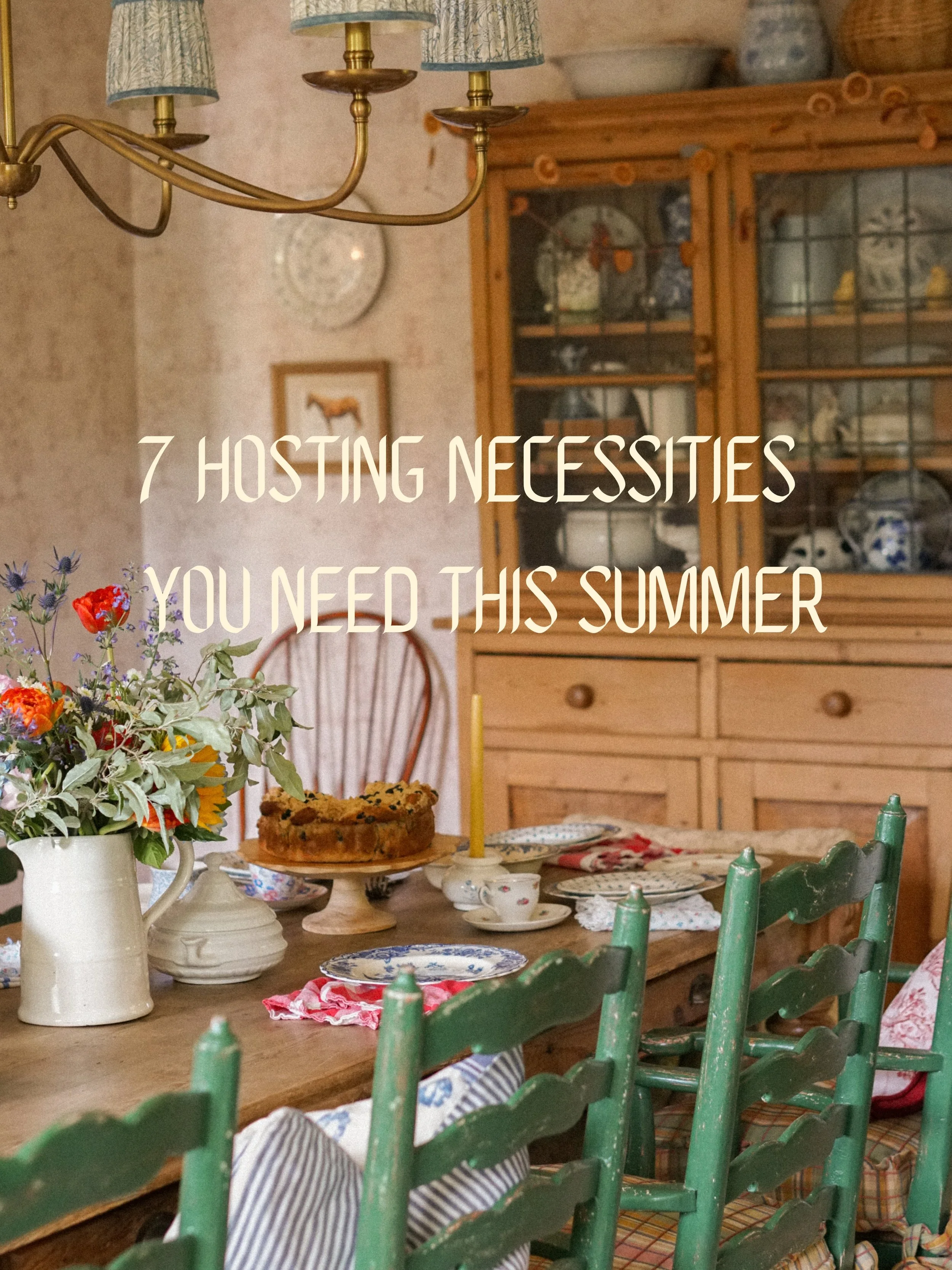 It&rsquo;s hosting season!!! I&rsquo;m absolutely up to my eyeballs in summer party inspo and I can&rsquo;t wait to share it all with you. I&rsquo;d definitely recommend checking your local thrift store for these necessities BUT if you are at a loss 