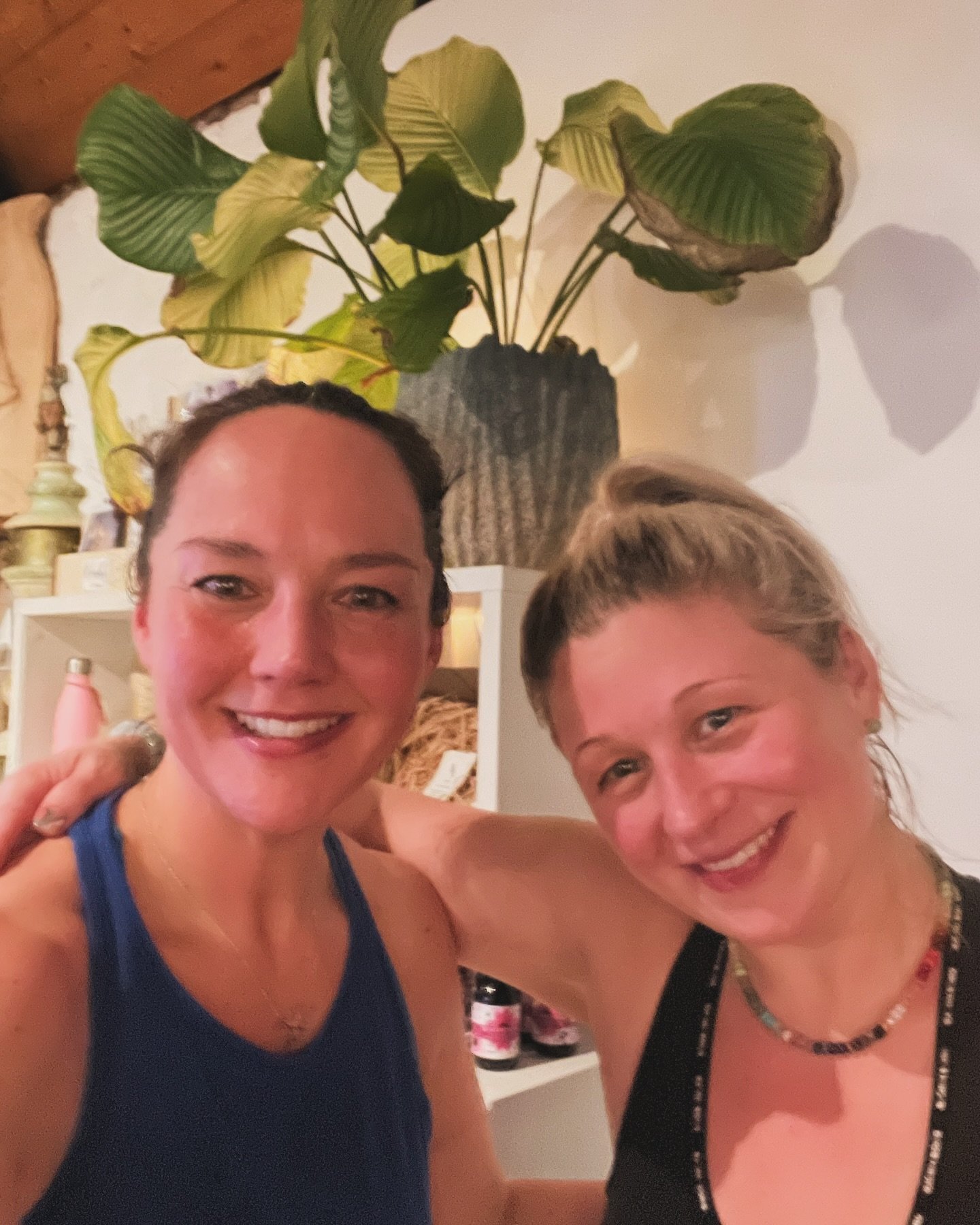 I&rsquo;m looking forward to going to the lovely Emma&rsquo;s Hot Flow yoga class tonight at Yard Yoga. Here&rsquo;s a snap of Emma and I all glowing after last week&rsquo;s class! 

Emma joined Yard Yoga a few months ago and is now a regular teacher