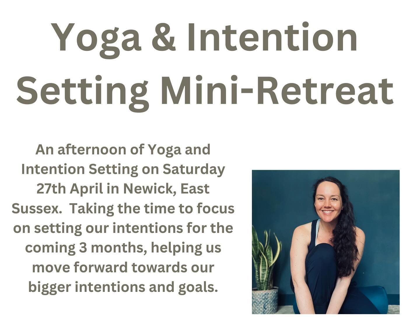 Yoga and Intention Setting Mini Retreat coming up in 2 weeks time.  Spaces available. Head to my website link in bio and click on Yoga and Retreats to book on. 

Some of the Feedback from previous events:

&ldquo;The Saturday afternoon was delightful
