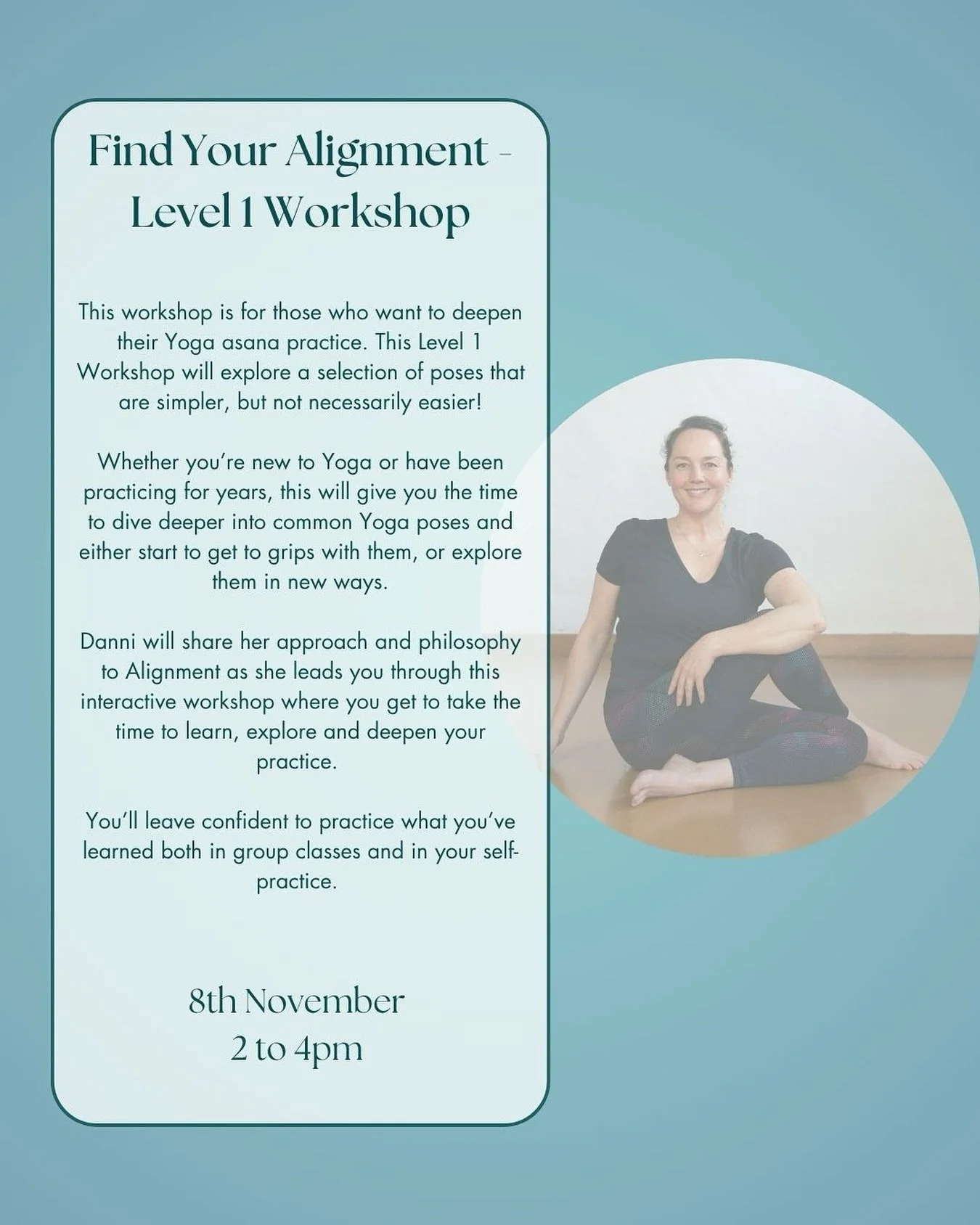 After a change of date and venue my new Find Your Alignment - Level 1 Workshop is coming up on 8th November, at The Barn Centre in Newick.&nbsp;

I&rsquo;ve developed my understanding of Alignment and also my Alignment philosophy, over many years of 