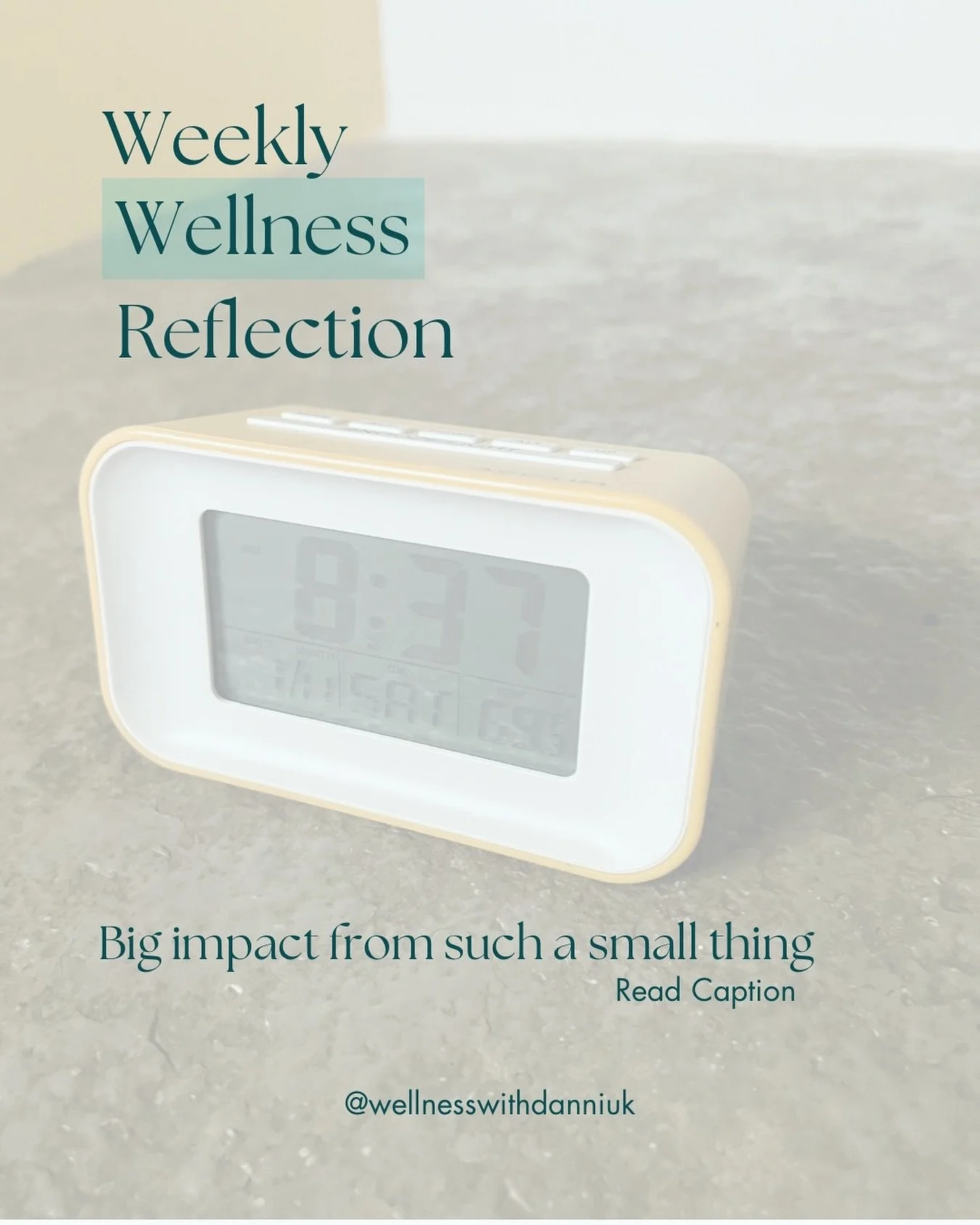 This little innocent little alarm clock has made a big difference to my habit of picking up my phone soon after waking. 

I&rsquo;d pick up my phone to check the weather, then slip into what&rsquo;s app, emails and insta messages! 

So I spent &pound