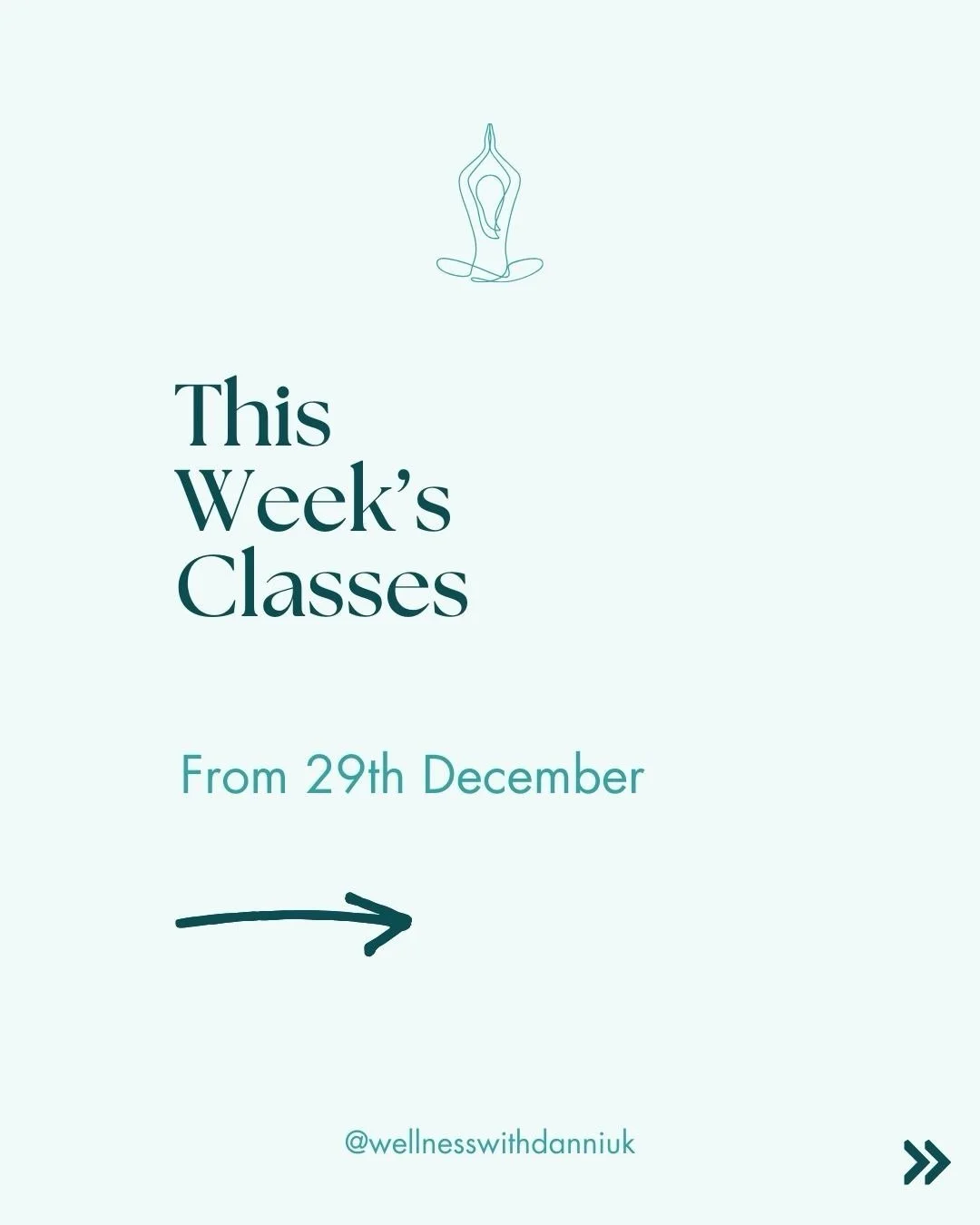 We&rsquo;ll be back teaching on Friday 2nd January, so to help you get inspired to get back on your mat, have a read of this weeks class themes. Whichever class you pick I KNOW you&rsquo;ll feel so much better for investing time in your practice. Pos