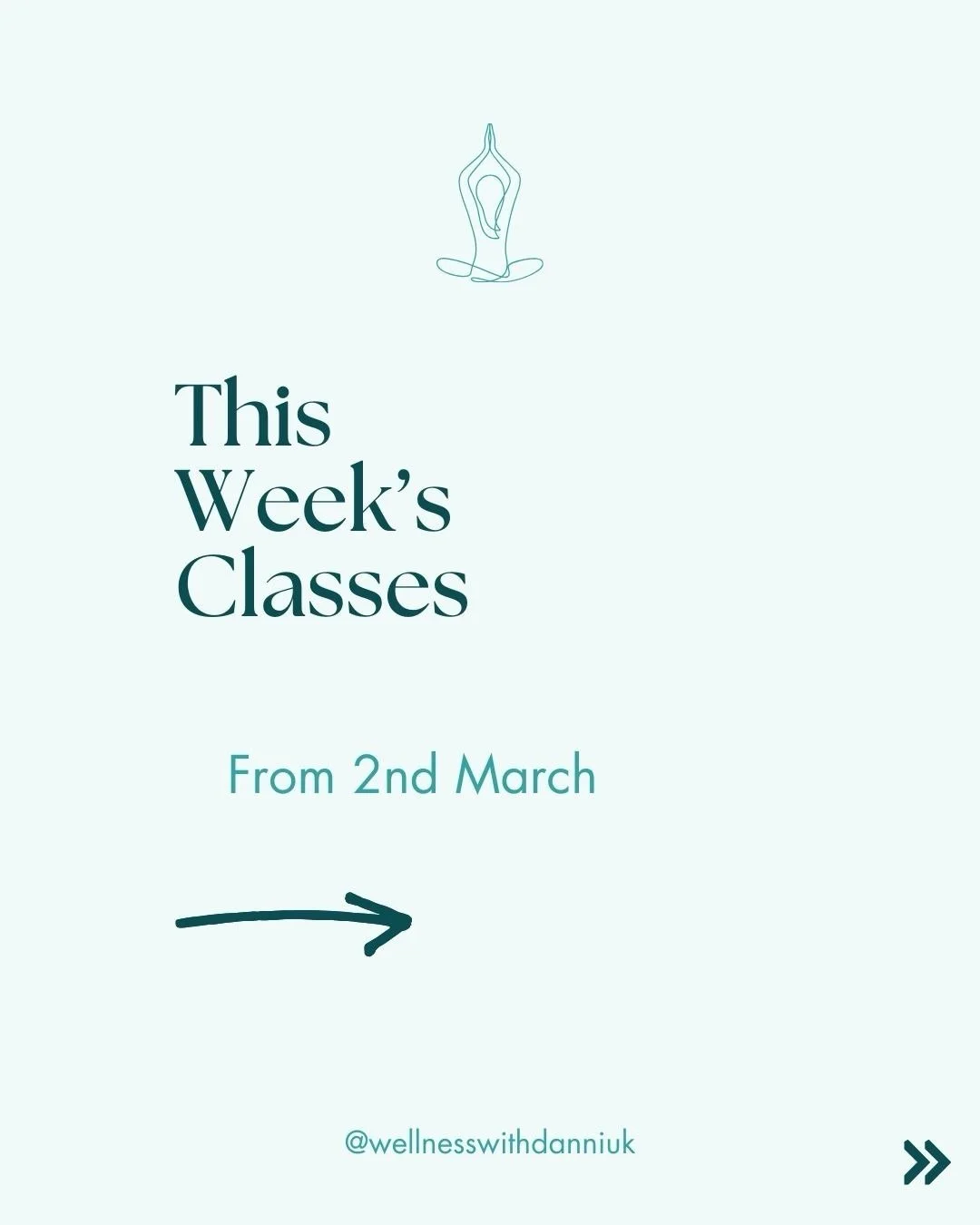 This week&rsquo;s classes. I like to share what we&rsquo;ll be working on or the theme for the class to help inspire you to put yourself, your yoga practice and your wellness first. Especially when you have lots of other things requesting your attent