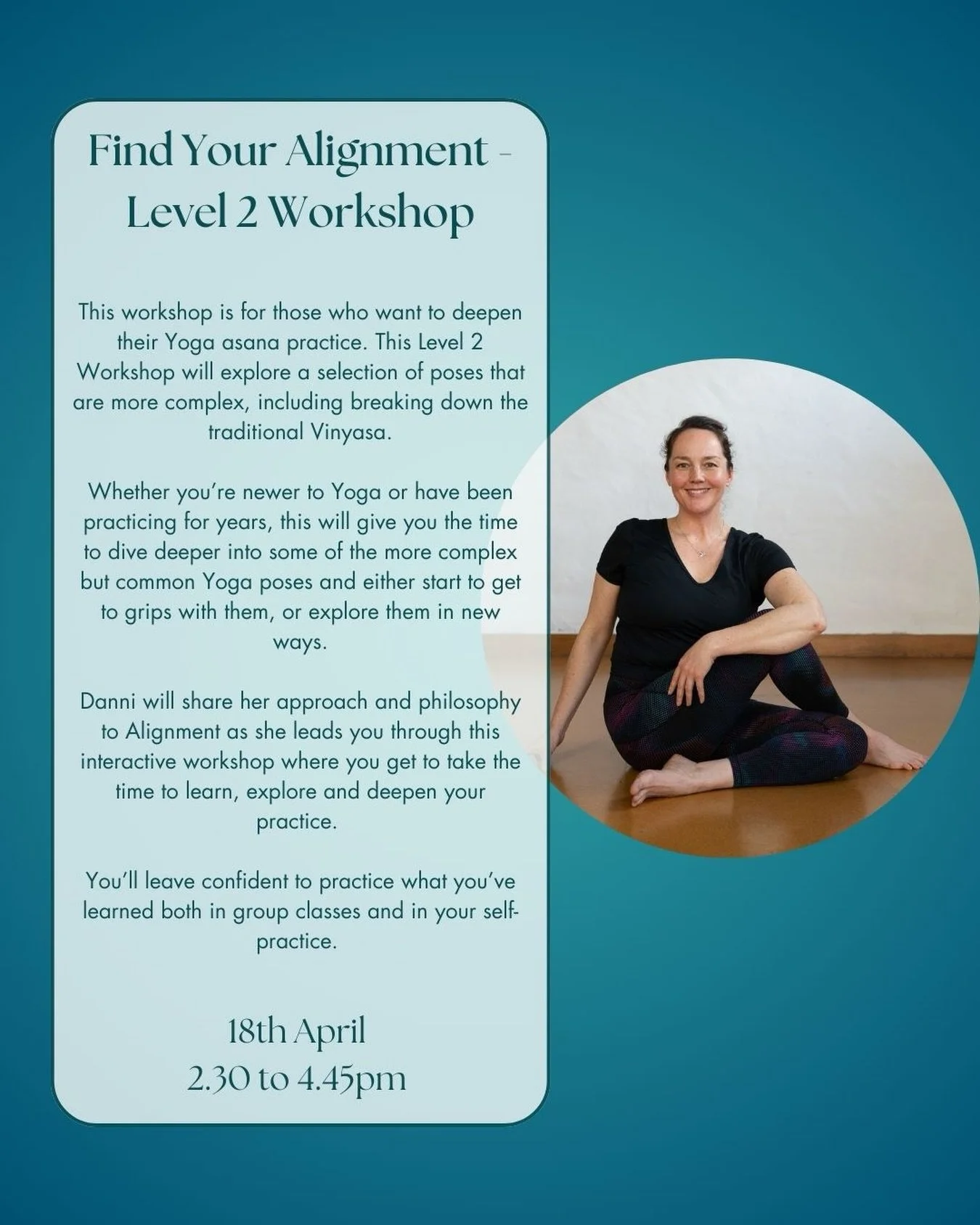 After hearing a few of you wanted to come to my previous Find Your Alignment - Level 2 Workshop, but couldn&rsquo;t make the date, I&rsquo;ve added in an additional date for the workshop; Saturday 18th April. And there is now one spot left.

This wor
