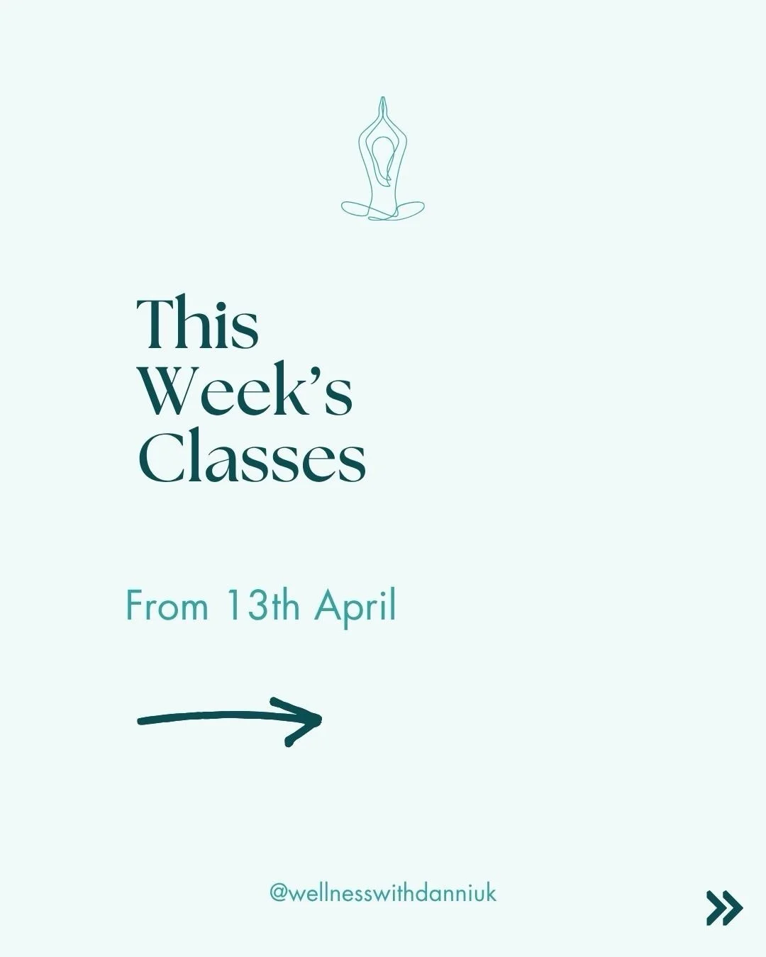 This week&rsquo;s classes. I like to share what we&rsquo;ll be working on or the theme for the class to help inspire you to put yourself, your yoga practice and your wellness first. Especially when you have lots of other things requesting your attent