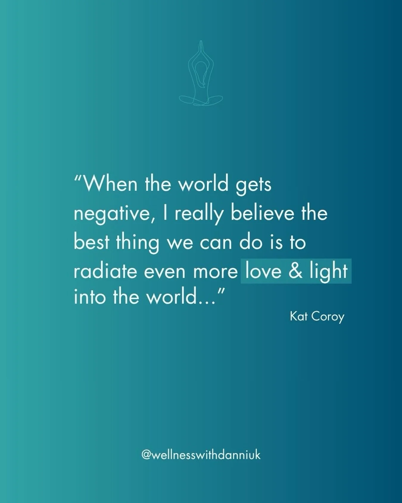 This little snippet jumped out at me from one of Kat&rsquo;s recent Newsletters. She was talking about the power of us being our true selves and sharing with the world who we are, saying what we feel, &amp; sharing our insights. Radiating love &amp; 