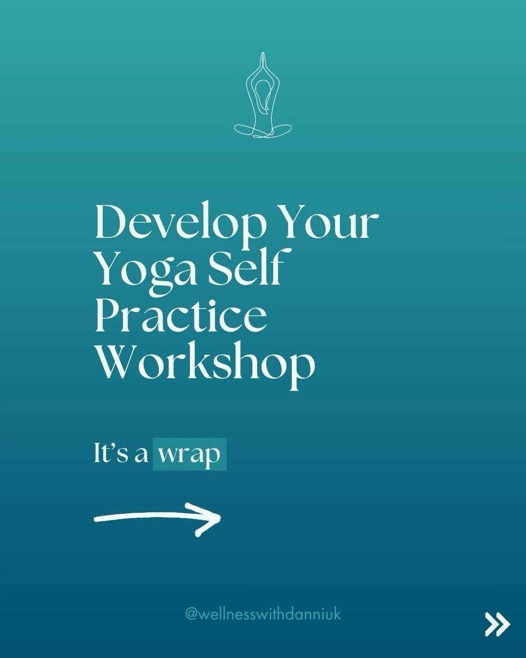It&rsquo;s a wrap on my latest Develop Your Yoga Self Practice Workshop, and I loved every minute. 

Even more exciting is hearing Yogi&rsquo;s take their first steps this week to do their own Self Practice at home. 

A big Thank You to all of those 