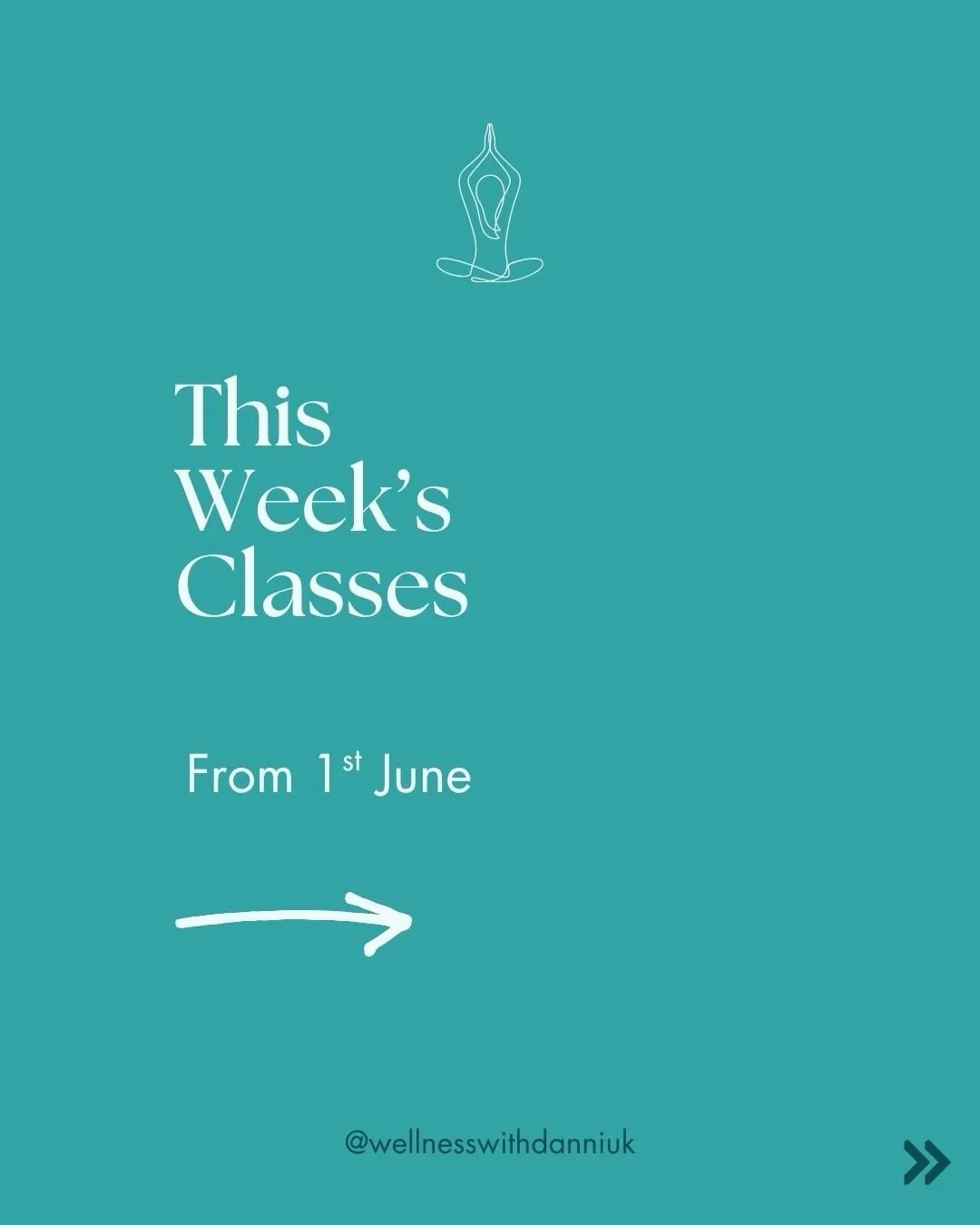 This week&rsquo;s class theme&rsquo;s.
Have a little read to see which class and theme ticks all the boxes for you this week.

To book on see link in bio to wellnesswithdanni.com where you can find full details of classes and link to book. 

#newicky