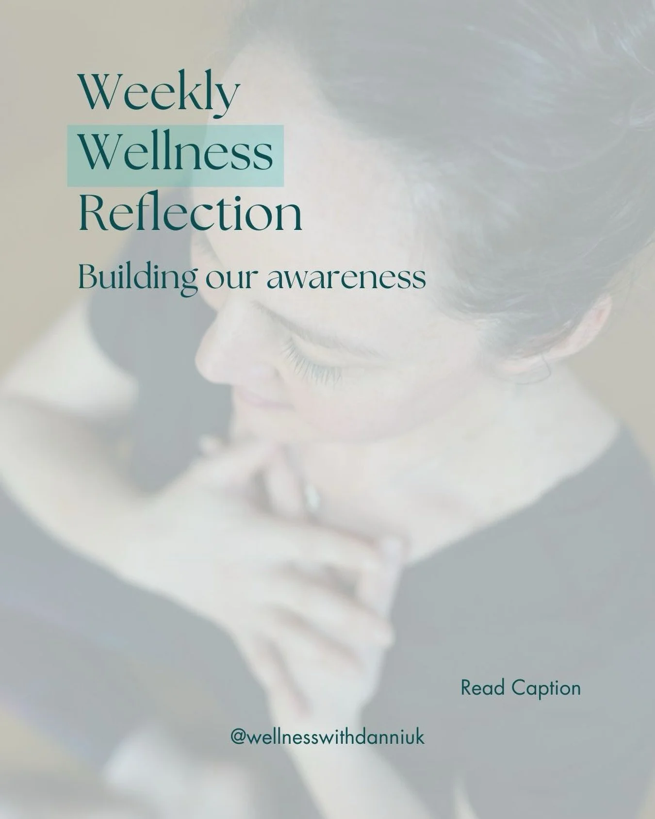 Building awareness of our bodies is key to developing our Wellness. 

A simple body check in, scanning from toes to crown or from crown to toes. Noticing the sensations, noticing how the body feels in that moment. 

It&rsquo;s a great way to also swi