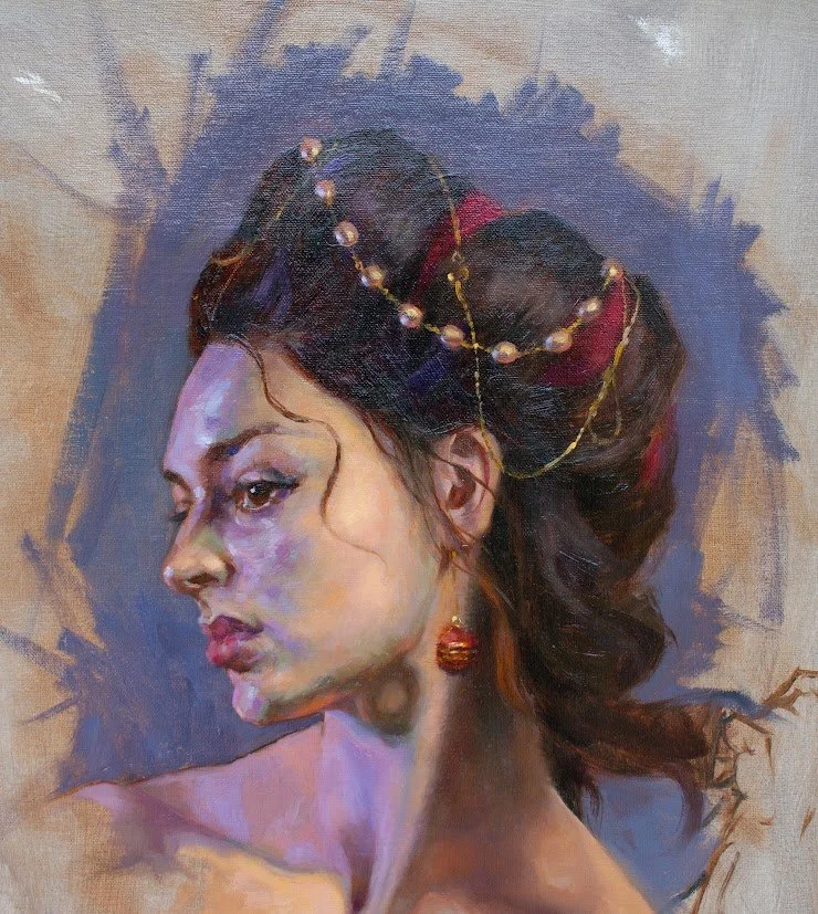 Hollywood Light, Oil on Linen, 20x16