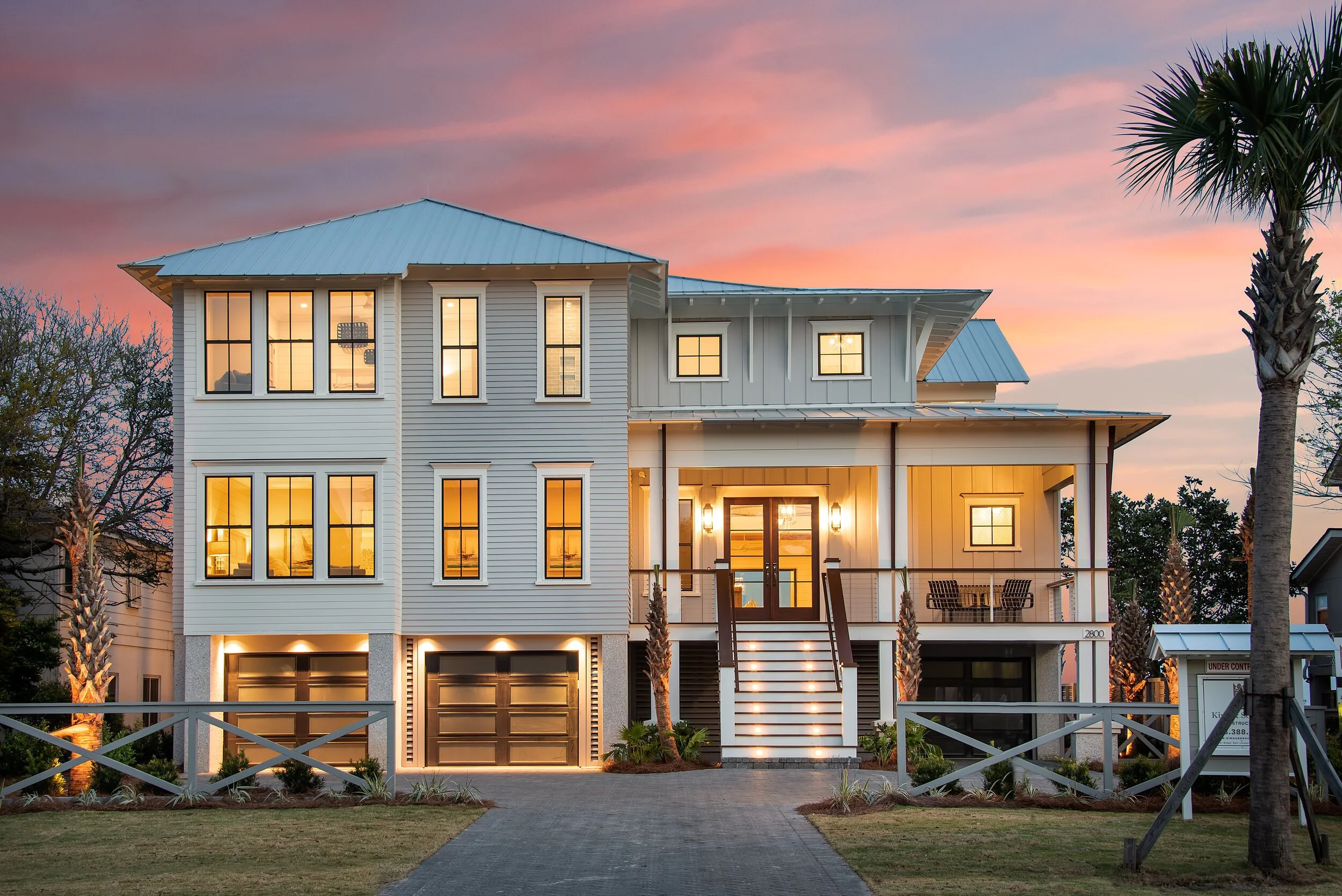 Isle of Palms living room real estate photography