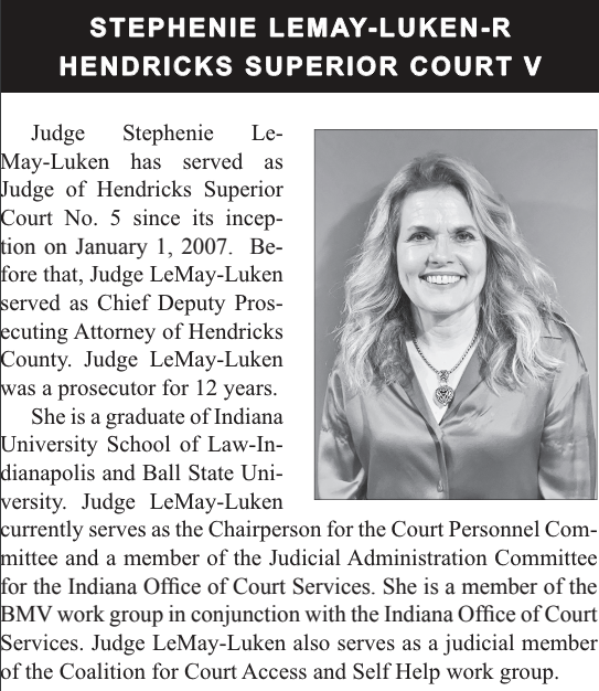 Superior Court V Vote Hendricks County Superior Court V Vote Hendricks County