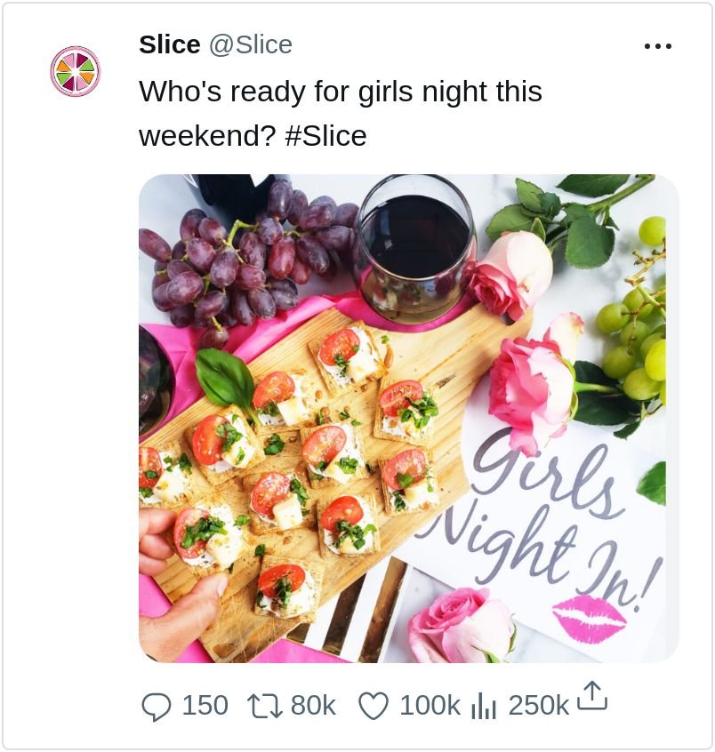 Twitter mock post