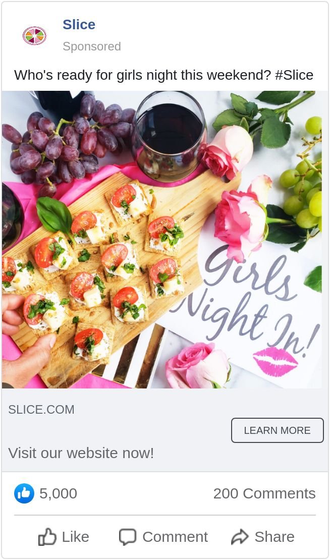 Facebook Mock Post