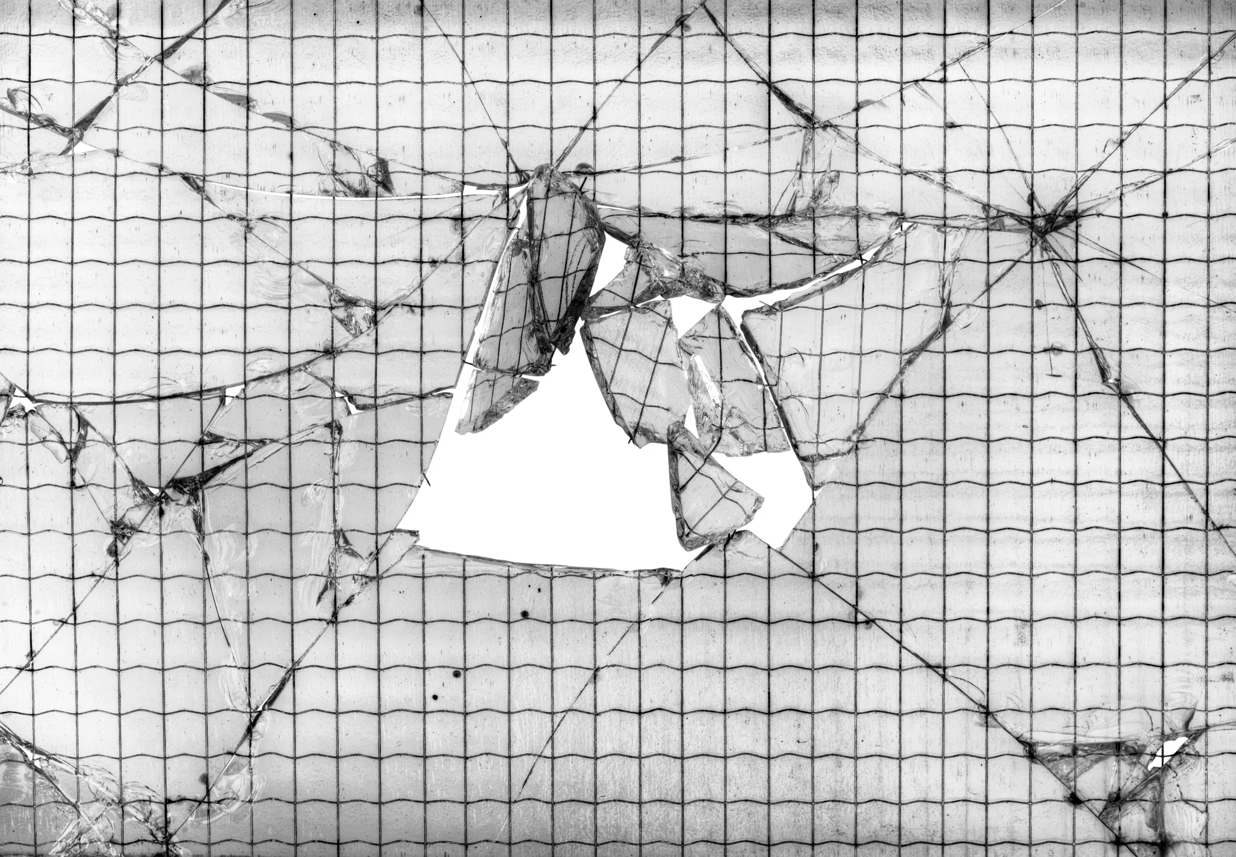 IAC wire security glass effect