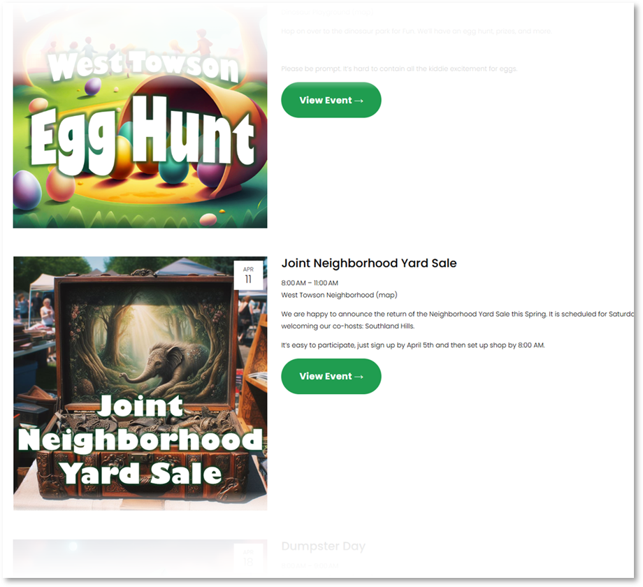 2026 West Towson Events Calendar Is Here