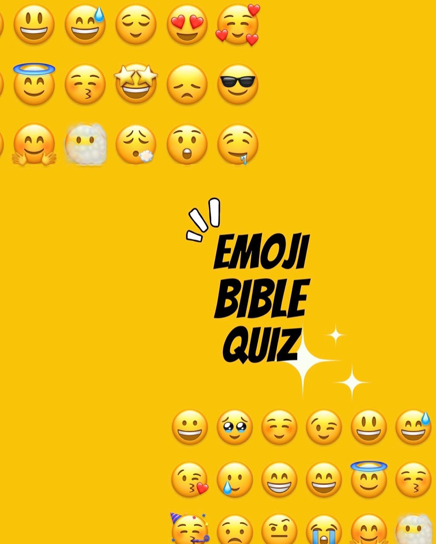 Can you guess all 3 Bible Stories? We made the pretty easy this time around. Be on the lookout for harder ones next time 🧐😇😁

#biblestories #biblefun #bibleemojiquiz