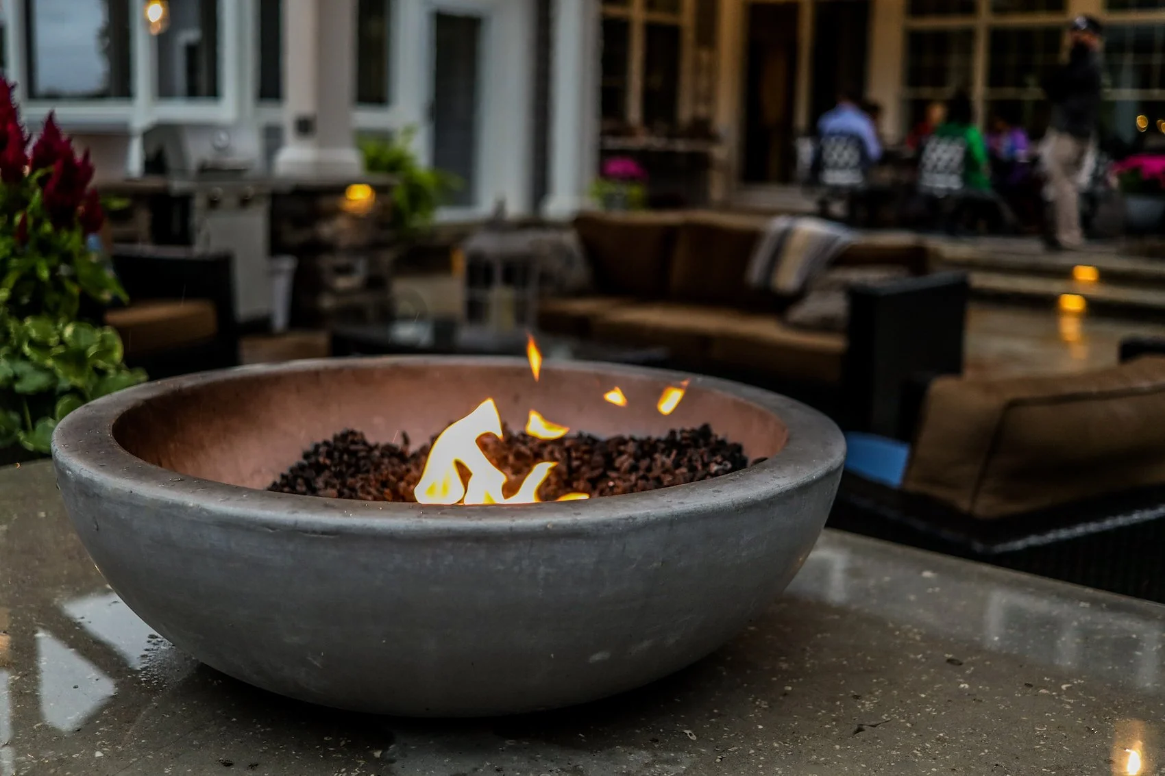 Pavilion, Paver Patio, Outdoor Kitchen, Fire Pit, Outdoor Lighting in