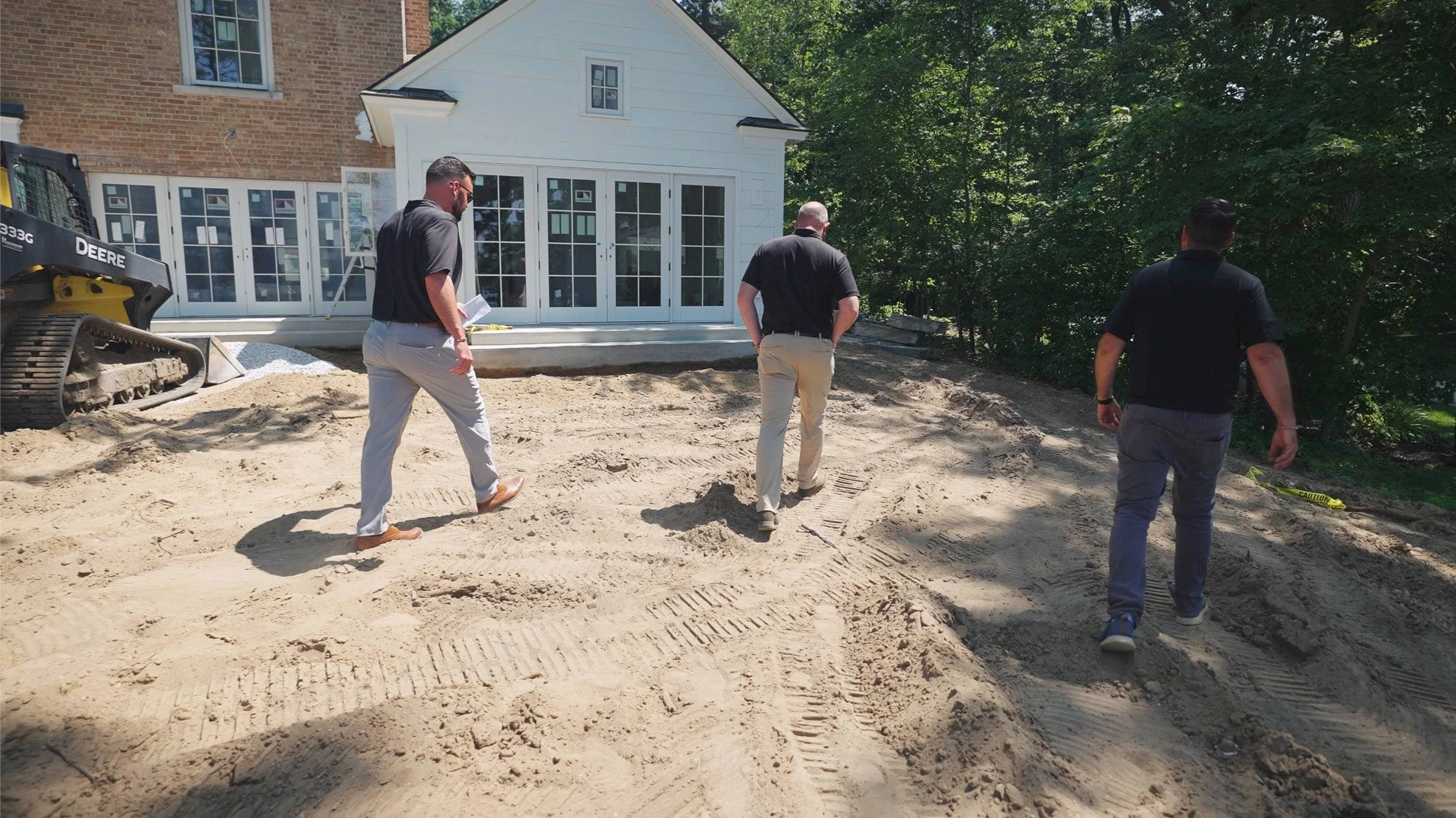 Clean and Modern Landscape Design Around Home in Hudsonville, MI