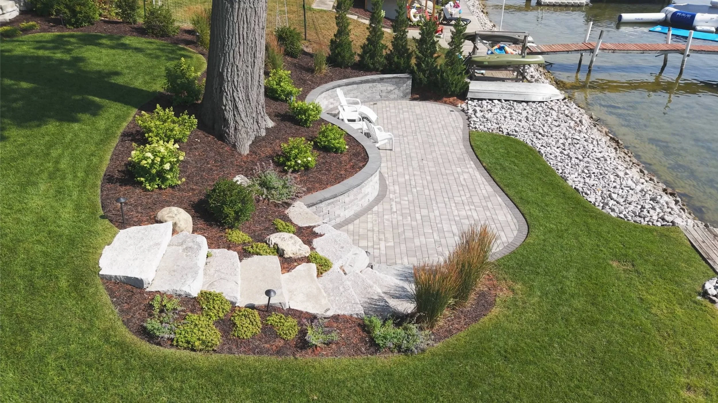 Retaining Wall in Zeeland Charter Township, MI