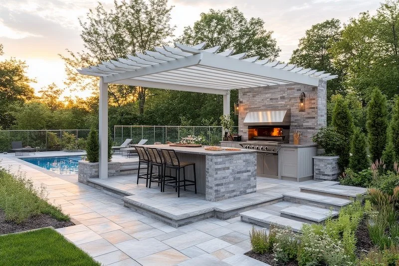 outdoor kitchen in Holland, MI