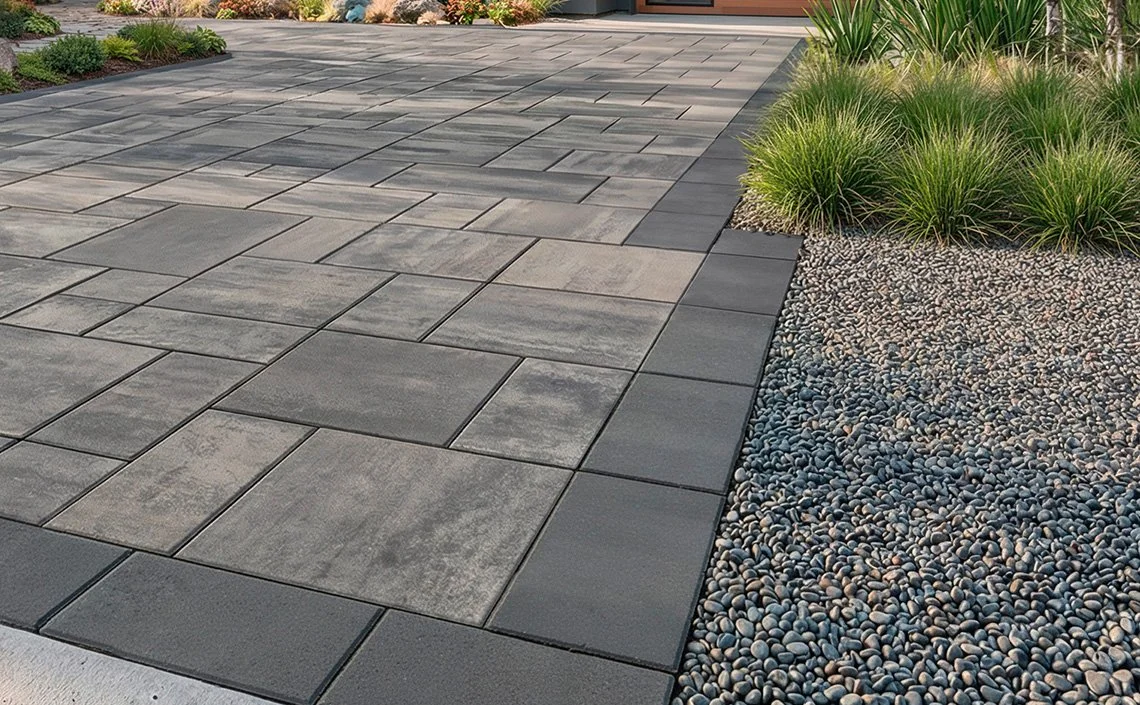 Cambridge with ArmorTec® paver walkway display at Valley Stone Supply in Northampton, PA