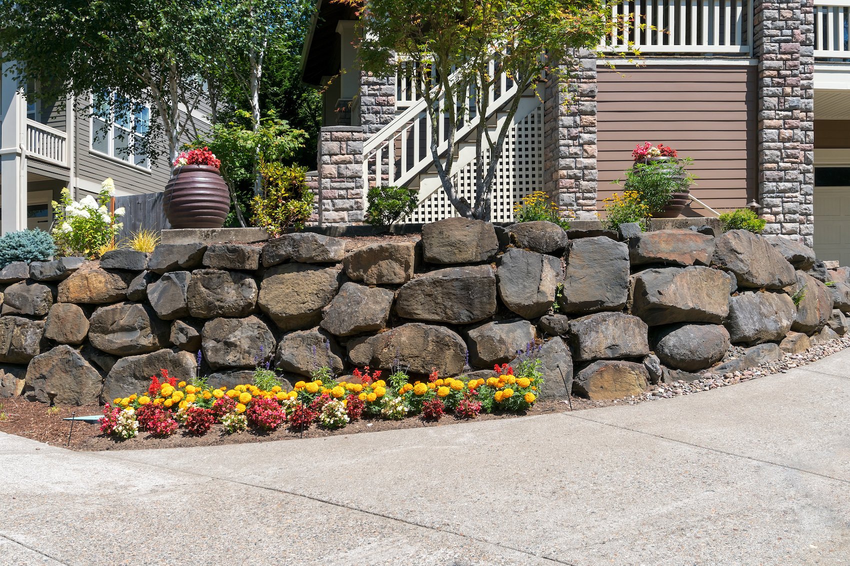 Boulders & bluestone in Hanover Township, PA