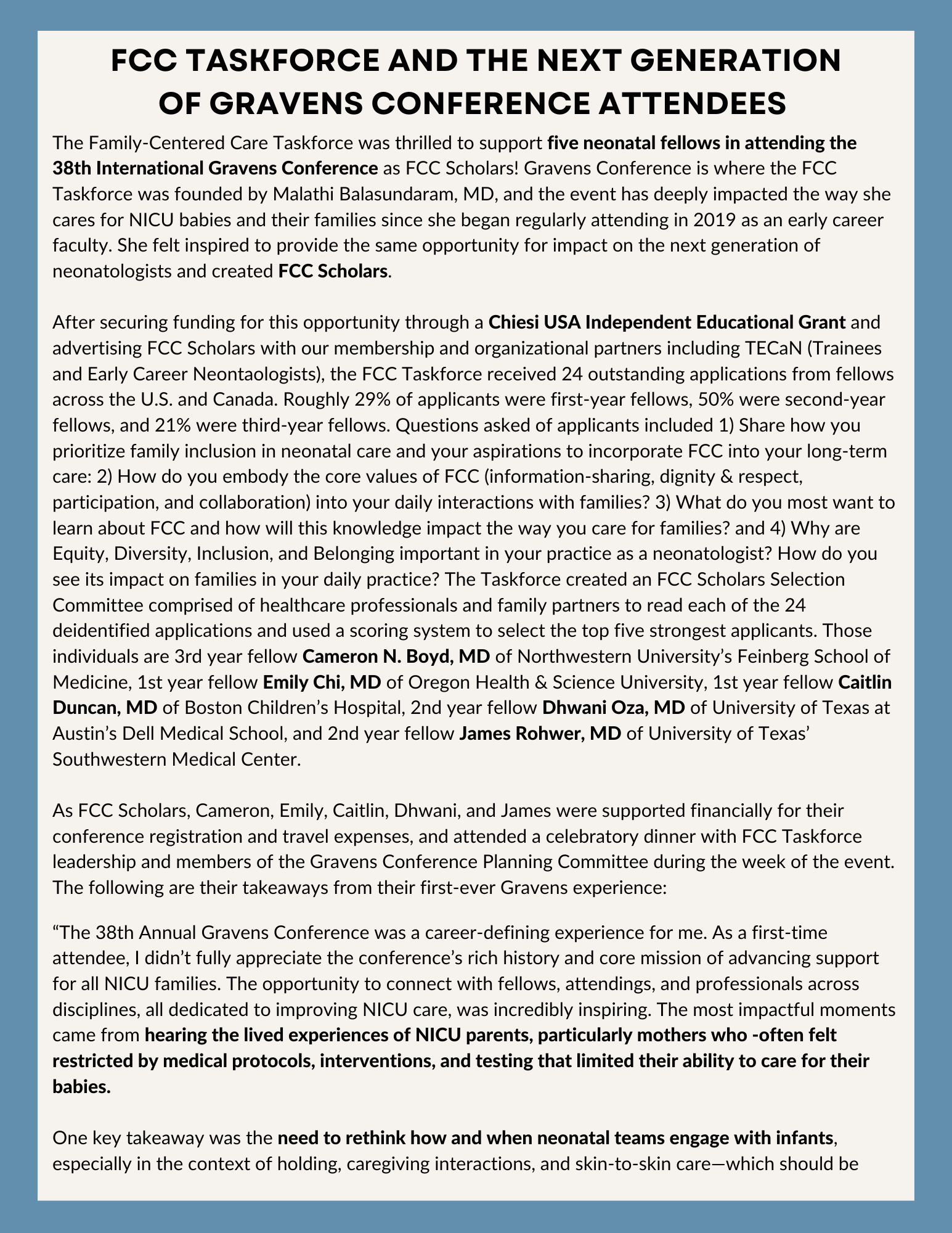 General 6 — Family Centered Care Taskforce