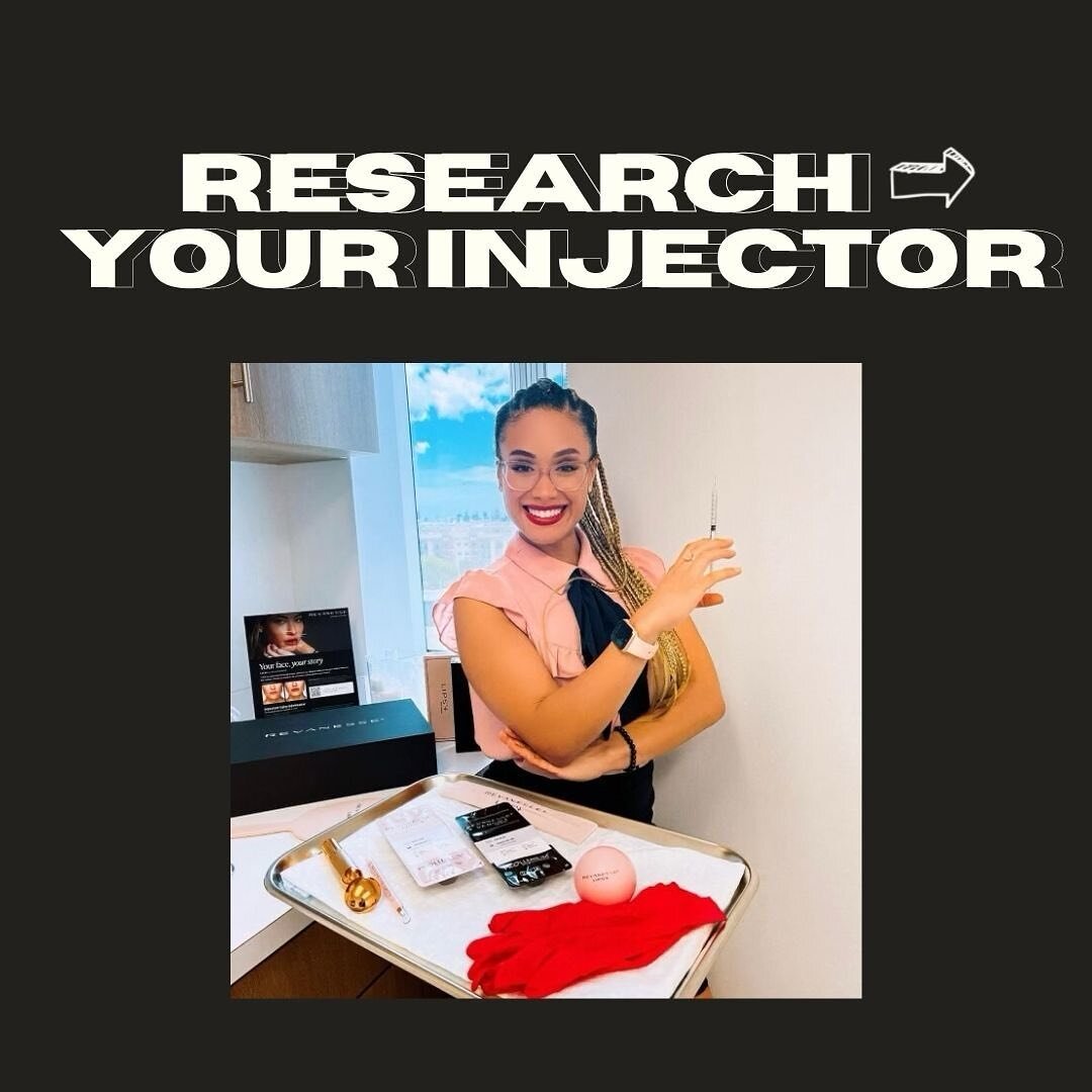 All about our Aesthetic Physician Assistant, @themelglow 👩🏽&zwj;⚕️✨ Researching about your injector is essential before deciding to do any cosmetic treatments. Always make sure your injector has extensive work experience in the Aesthetic Medicine f