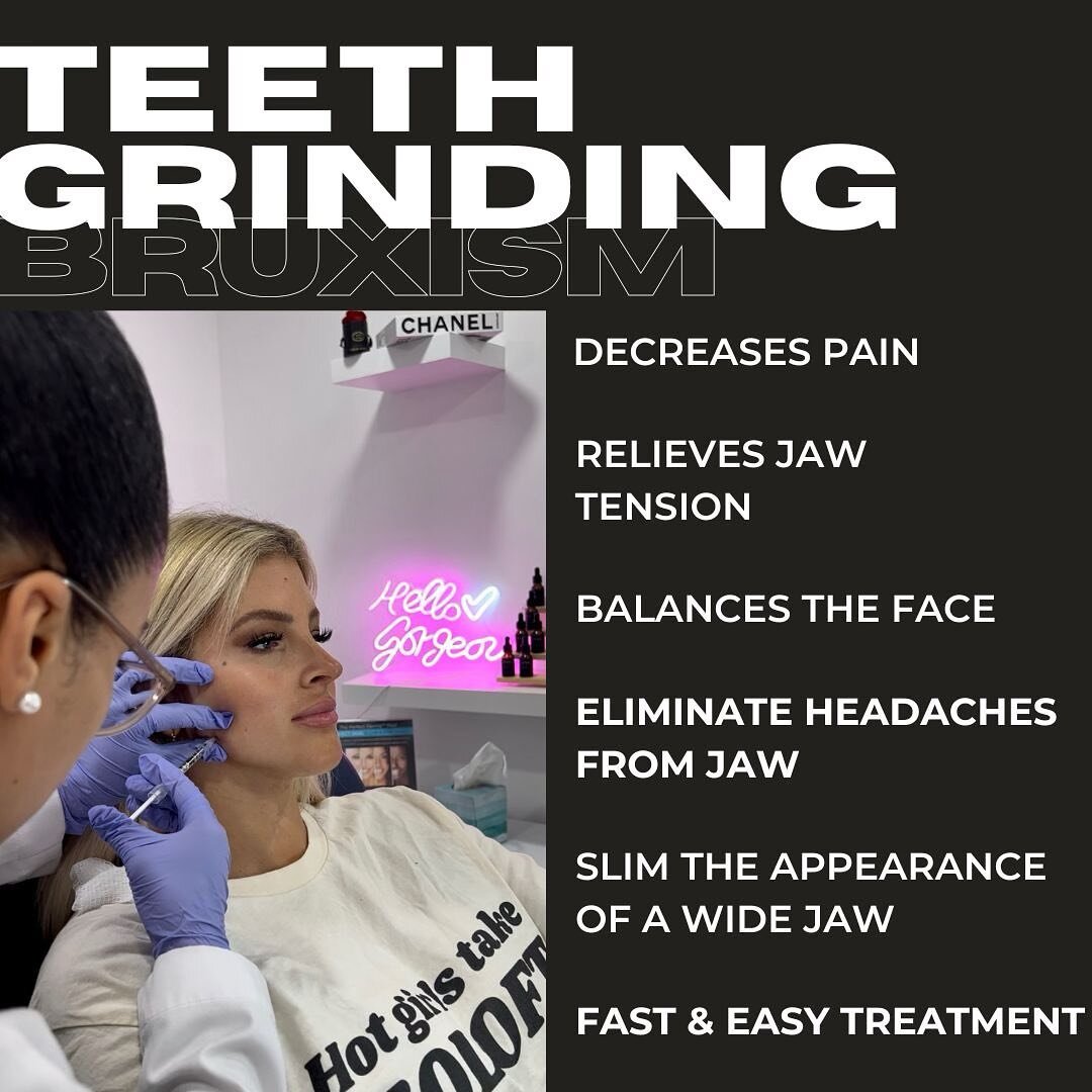 Dealing with teeth grinding? 😬 Try Botox for your masseter muscles to relieve jaw tension! 

Link in bio to book your Botox appointment with us! 
.
.
.
.
#masseterbotox #miamibotox #botoxinjections #miamibeauty #miamiinfluencer #miamimedspa #beautyb