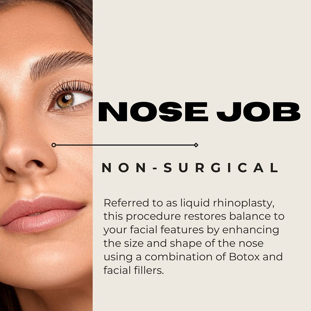 Are you unhappy with the shape of your nose but not sure if you want to undergo surgery? A non-surgical nose job might be just what you need! 💉 This procedure is a safe, non-invasive, and affordable alternative to traditional rhinoplasty that can be