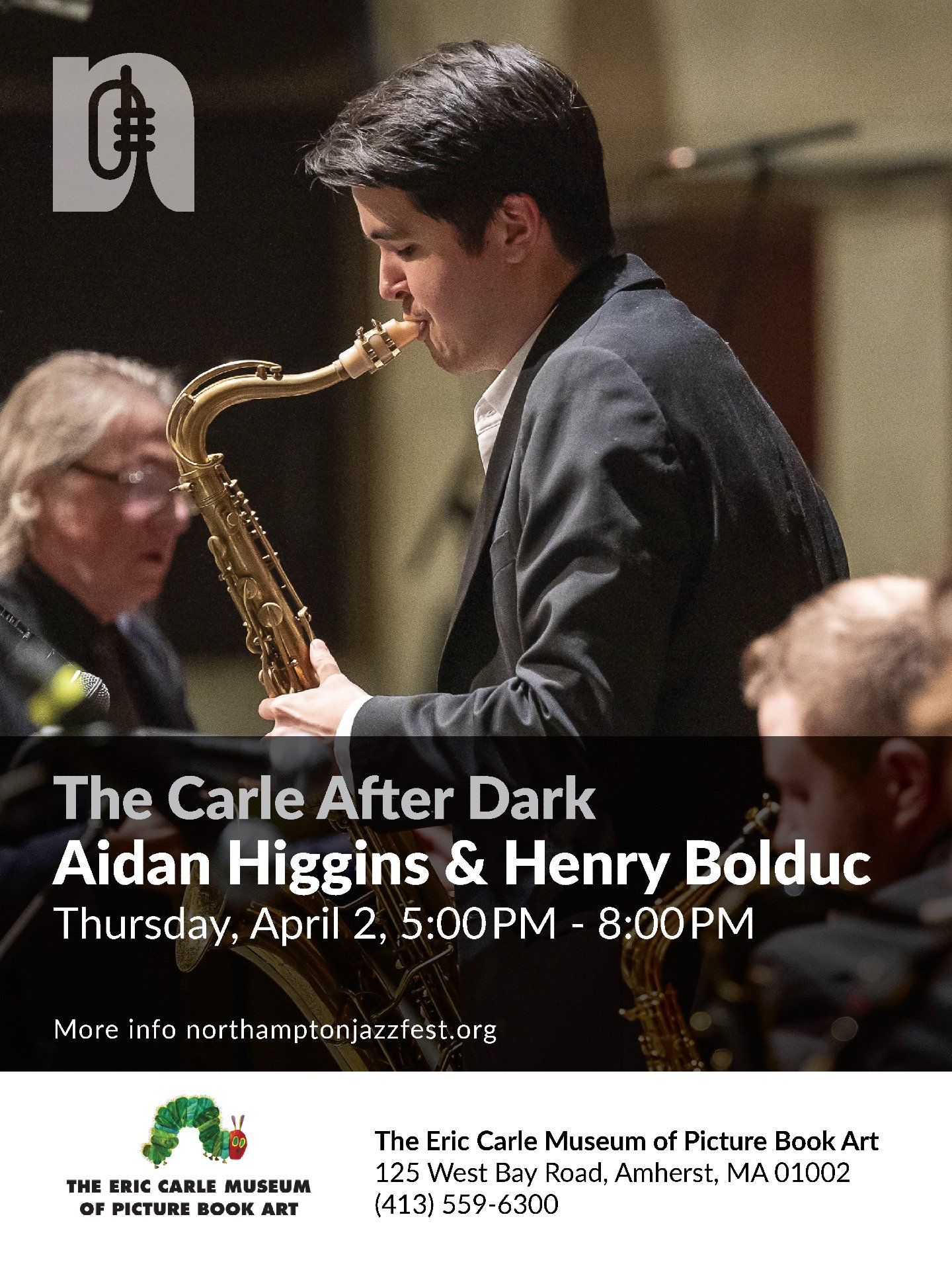 Step into a world of wonder at The Carle After Dark: A Night of Fairies ✨

Join us Thursday, April 2, from 5-8 PM at the Eric Carle Museum for an enchanting evening of art, imagination, and live jazz featuring the Aidan Higgins &amp; Henry Bolduc Duo