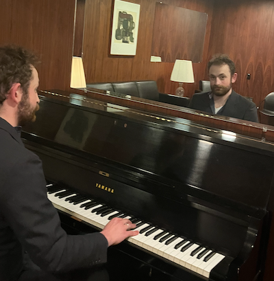 Dylan Walter at the piano