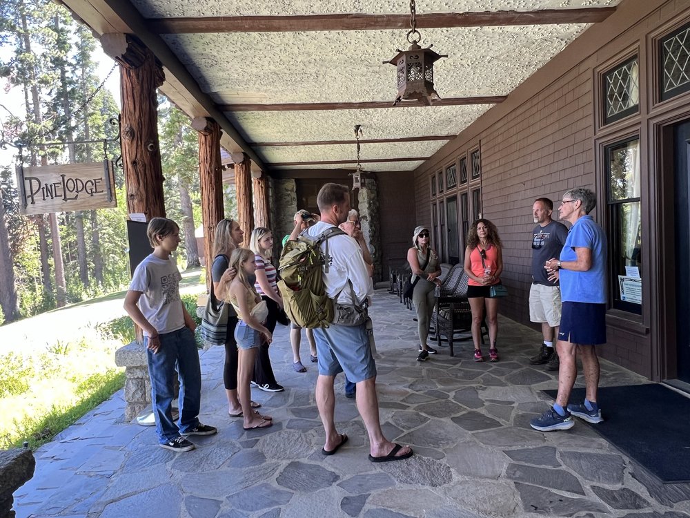 Guests receive a free tour of Pine Lodge