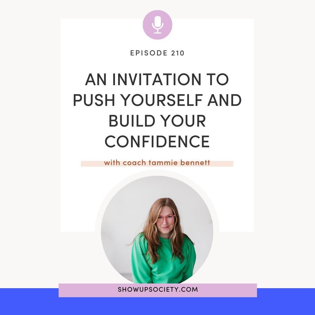 on episode 210 of the show up society podcast, i share something scary i'm doing in my business and the reasons why i'm doing it.⁠
⁠
i also invite you to join me in my new online membership (THE SHOW UP SOCIETY 2) so you can build your confidence in 