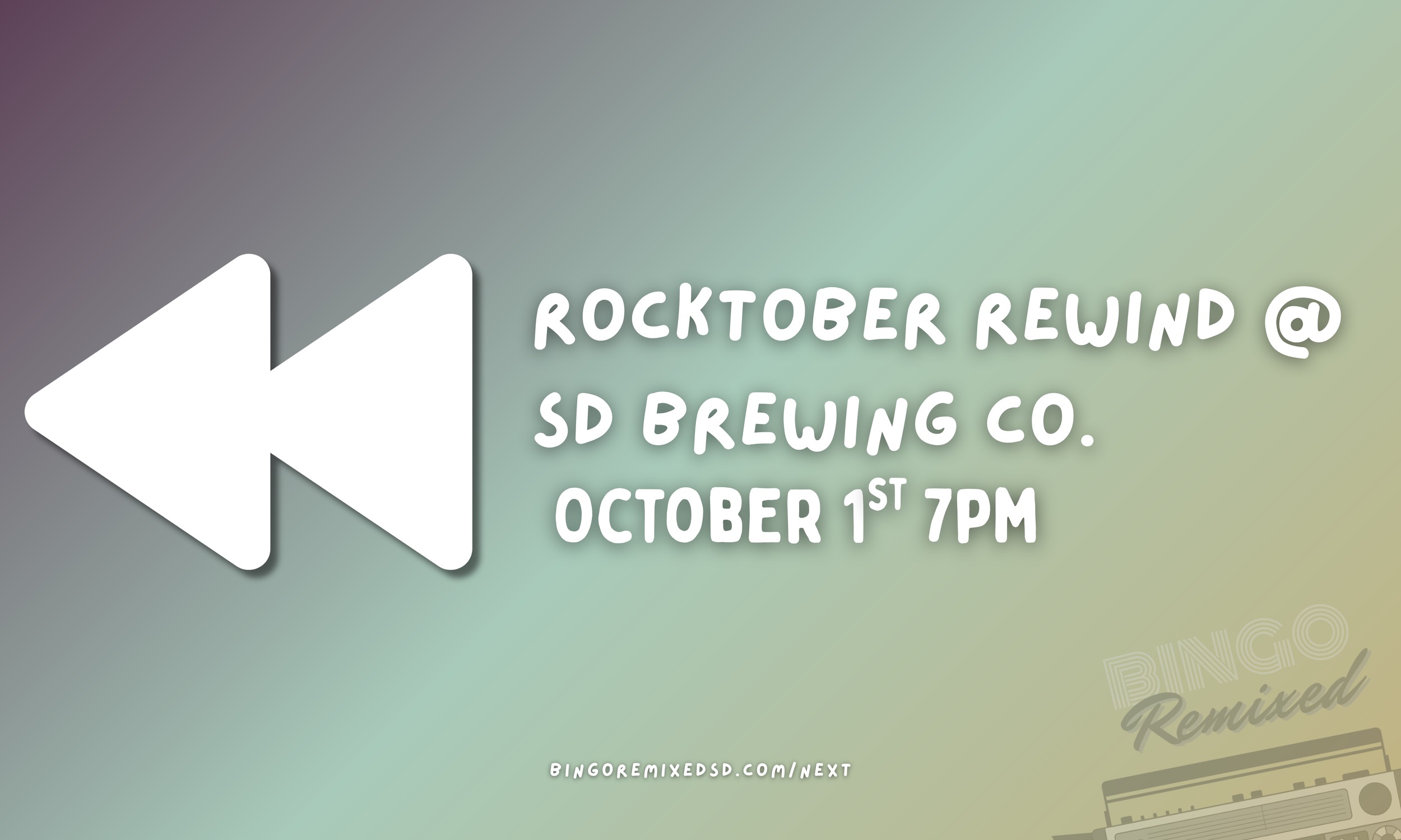 Rocktober Rewind @ SD Brewing Co.