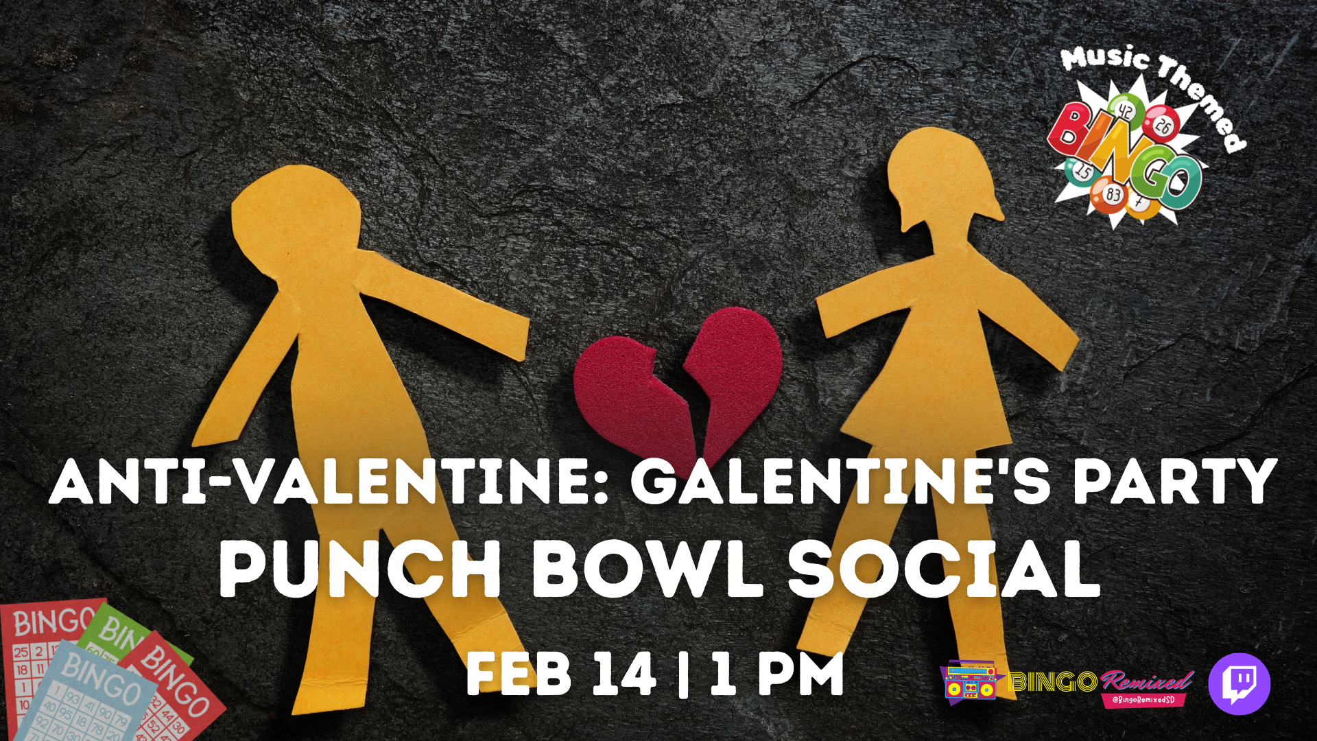 💖 Anti-Valentine: Galentine’s Party @ Punch Bowl Social