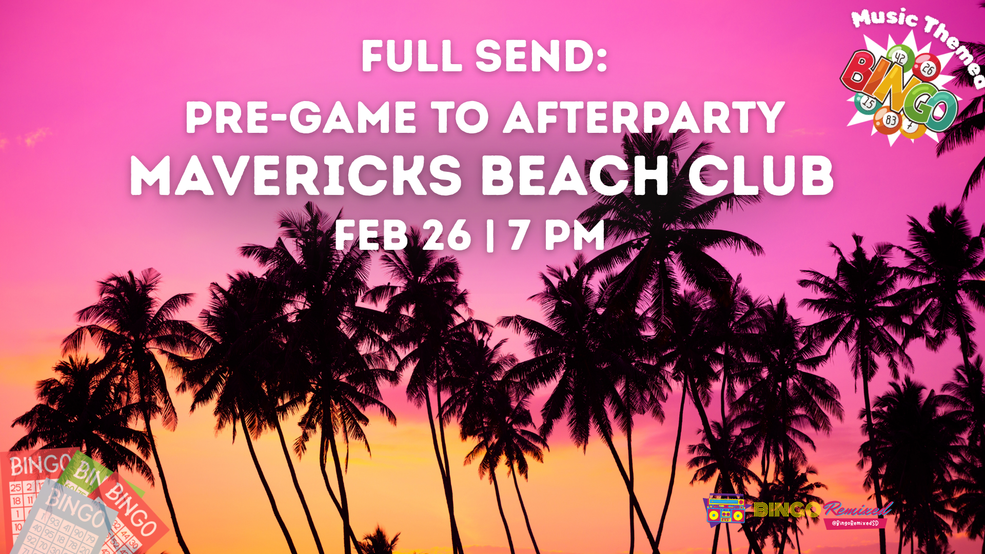 🔥 Full Send: Pre-Game to Afterparty @ Mavericks Beach Club 21+