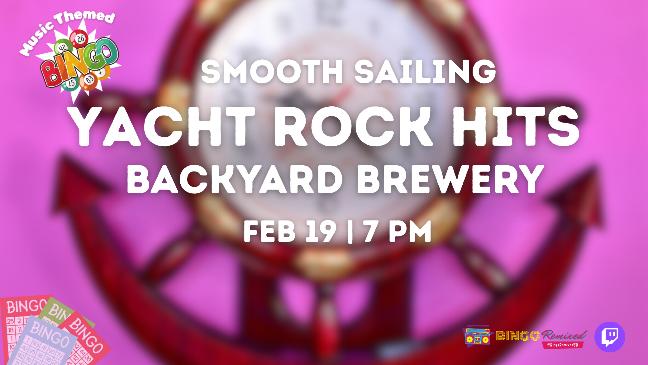 Smooth Sailing: Yacht Rock Hits @ Backyard Brewery