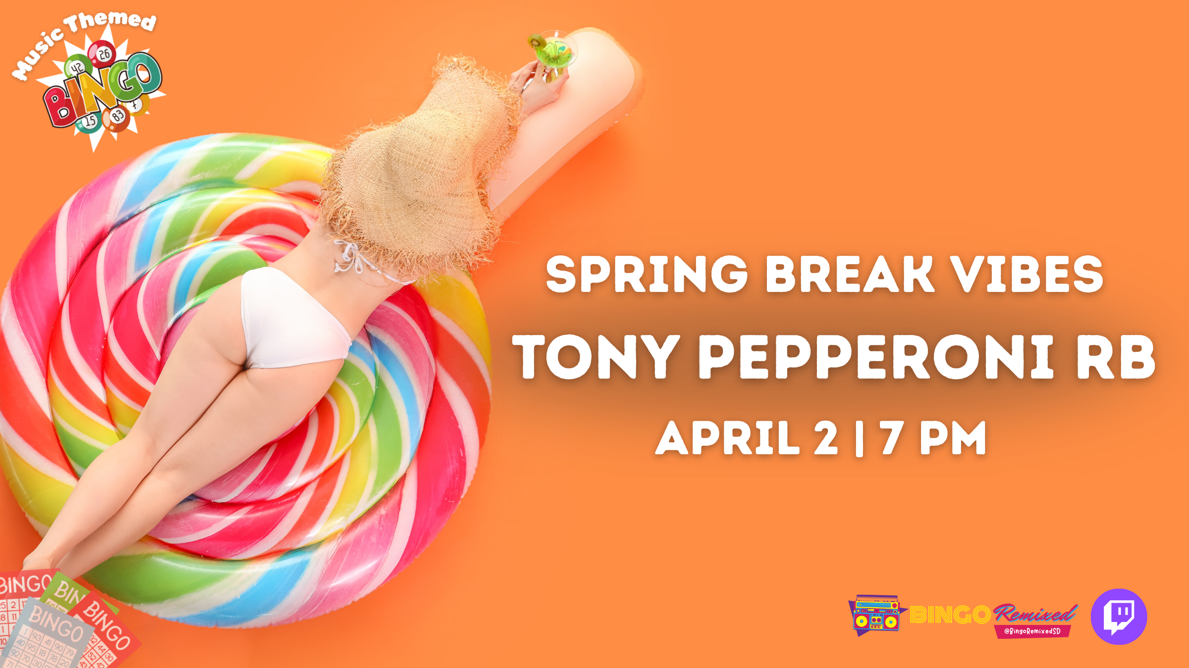 Spring Break Vibes: Beach vs Pool @ Tony Pepperoni Rancho Bernardo