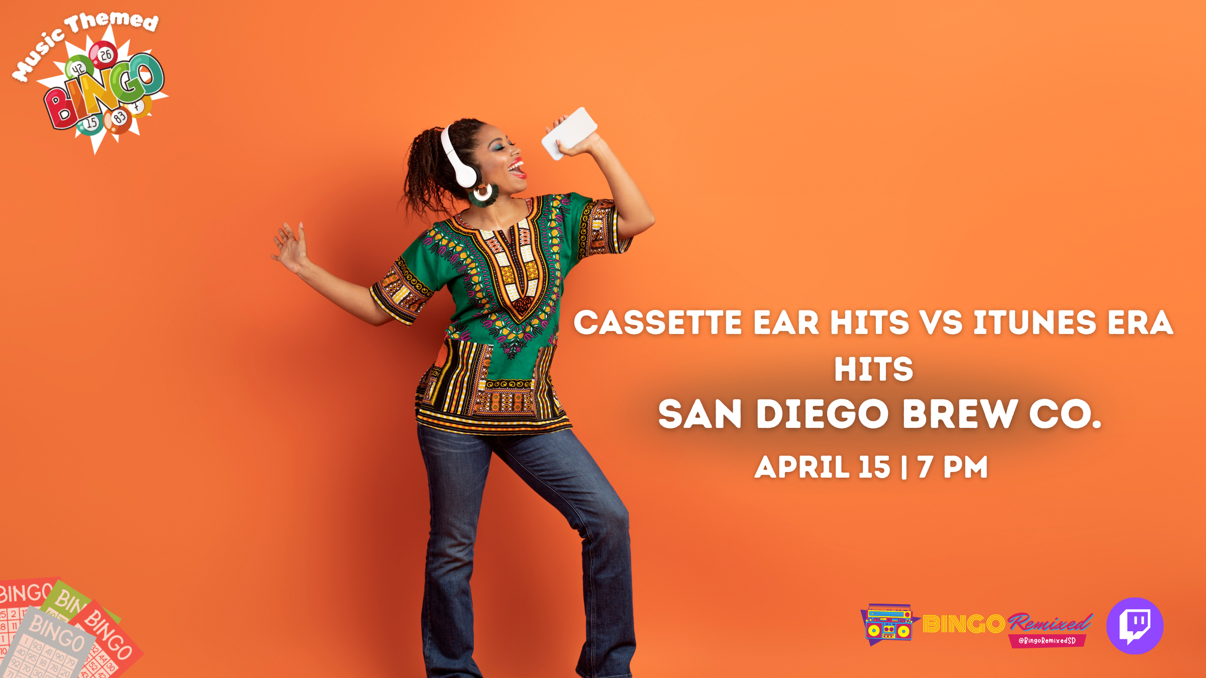 80s Hits vs 00s Hits: Cassette vs iTunes @ SD Brewing Co.