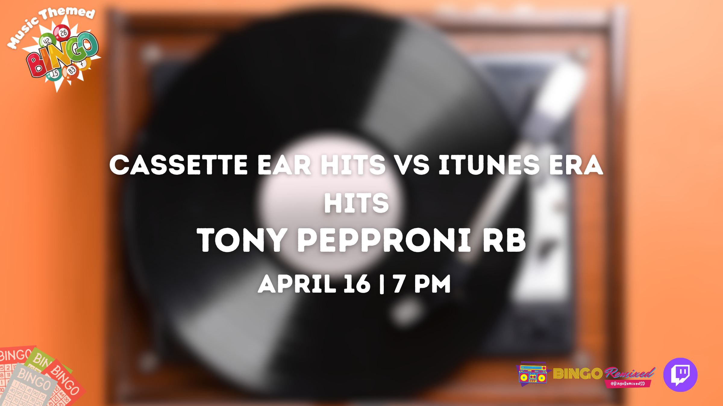 80s Hits vs 00s Hits: Cassette vs iTunes @ Tony Pepperoni Rancho Bernardo