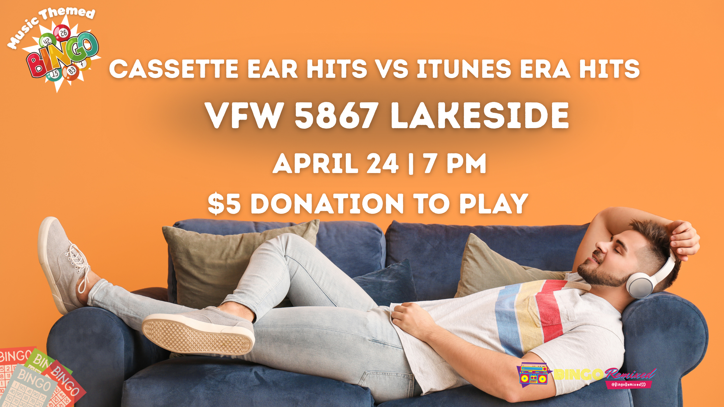 80s Hits vs 00s Hits: Cassette vs iTunes @ VFW 5867 Lakeside