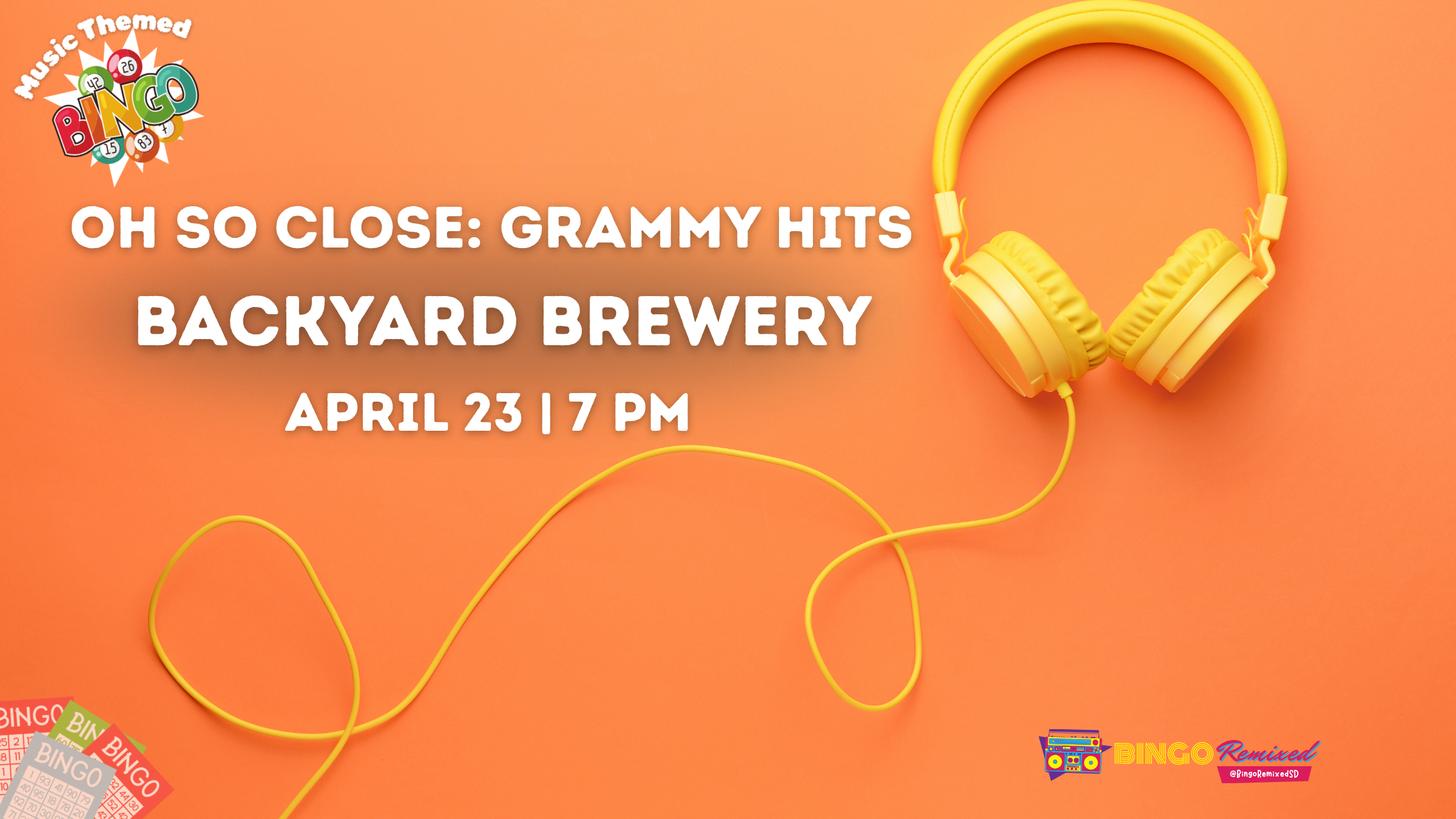 Oh So Close: Grammy Losers @ Backyard Brewery