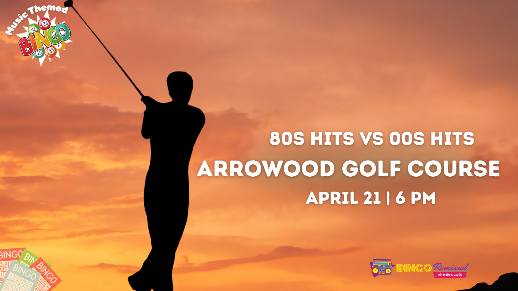 Cassettes vs iTunes: 80s Hits vs 00s Hits  @ Arrowood Golf Course