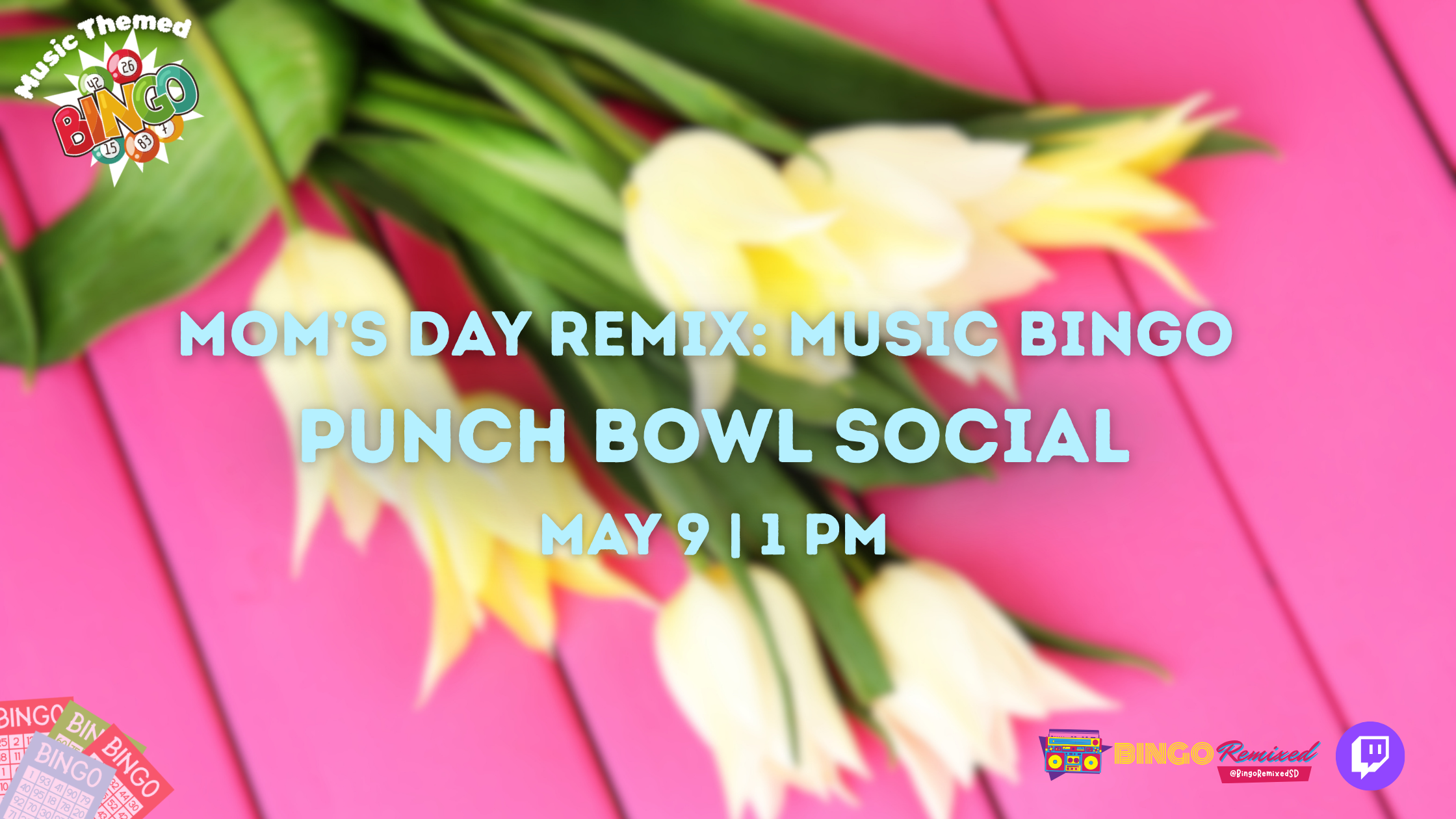 💐 Mom’s Day Remix: Music Bingo @ Punch Bowl Social