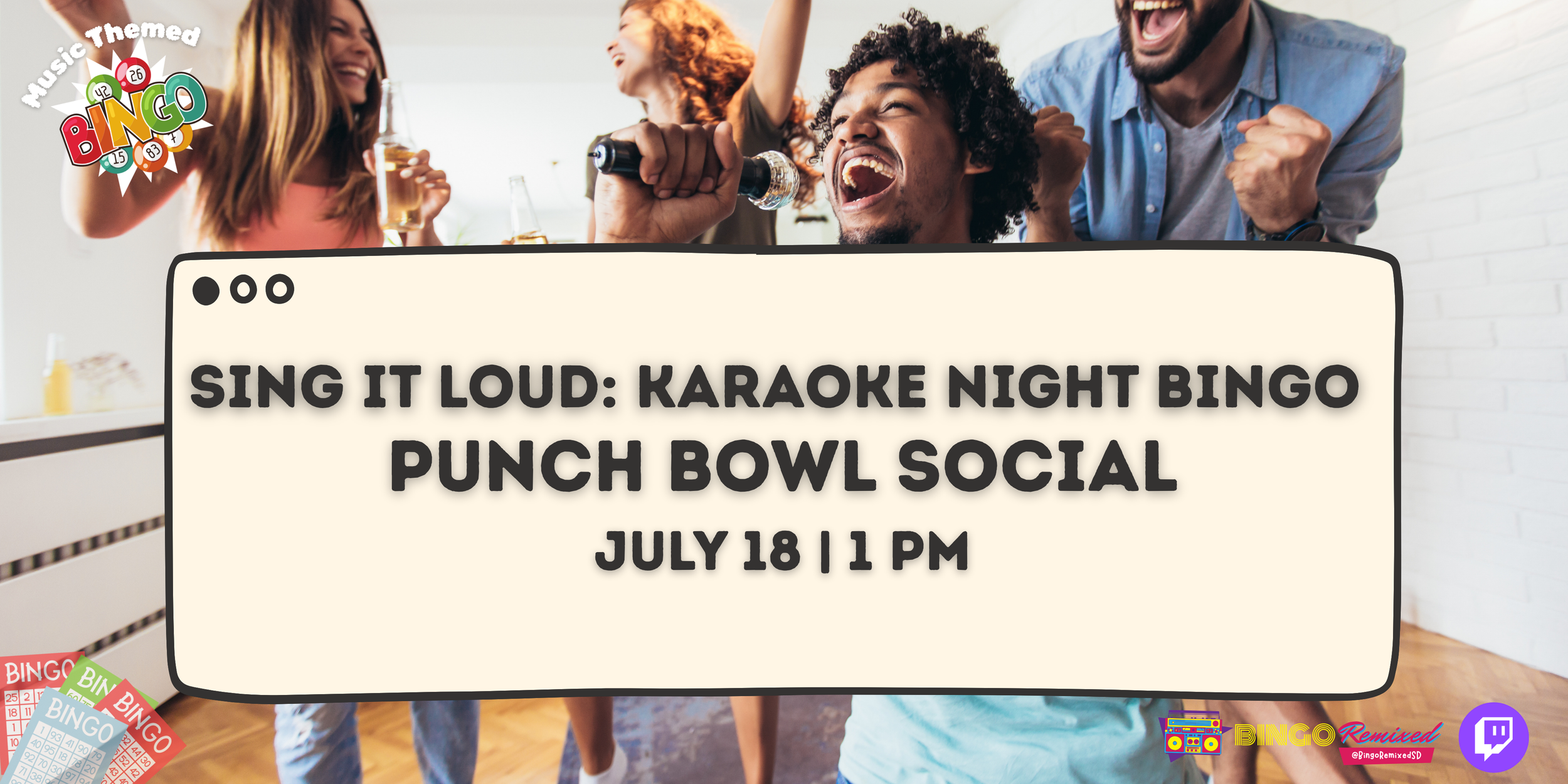 Sing It Loud: Karaoke Night Bingo @ Punch Bowl Social