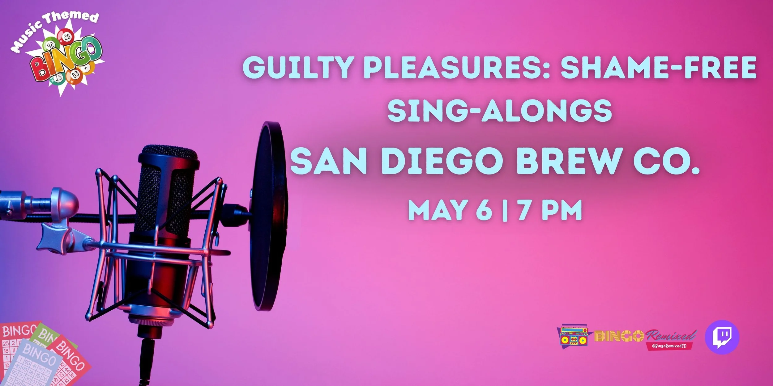 Guilty Pleasures: Shame-Free Sing-Alongs @ San Diego Brewing Co.
