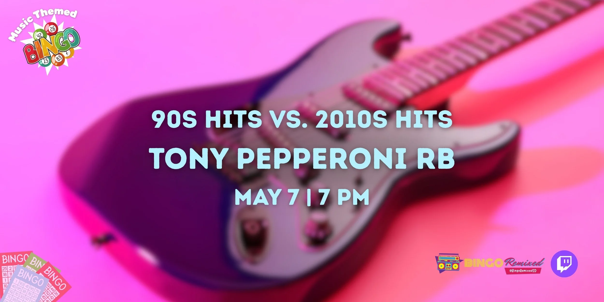 90s Hits vs. 2010s Hits: Grunge &amp; Pop-Punk vs. EDM &amp; Indie-Pop @ Tony Pepperoni RB