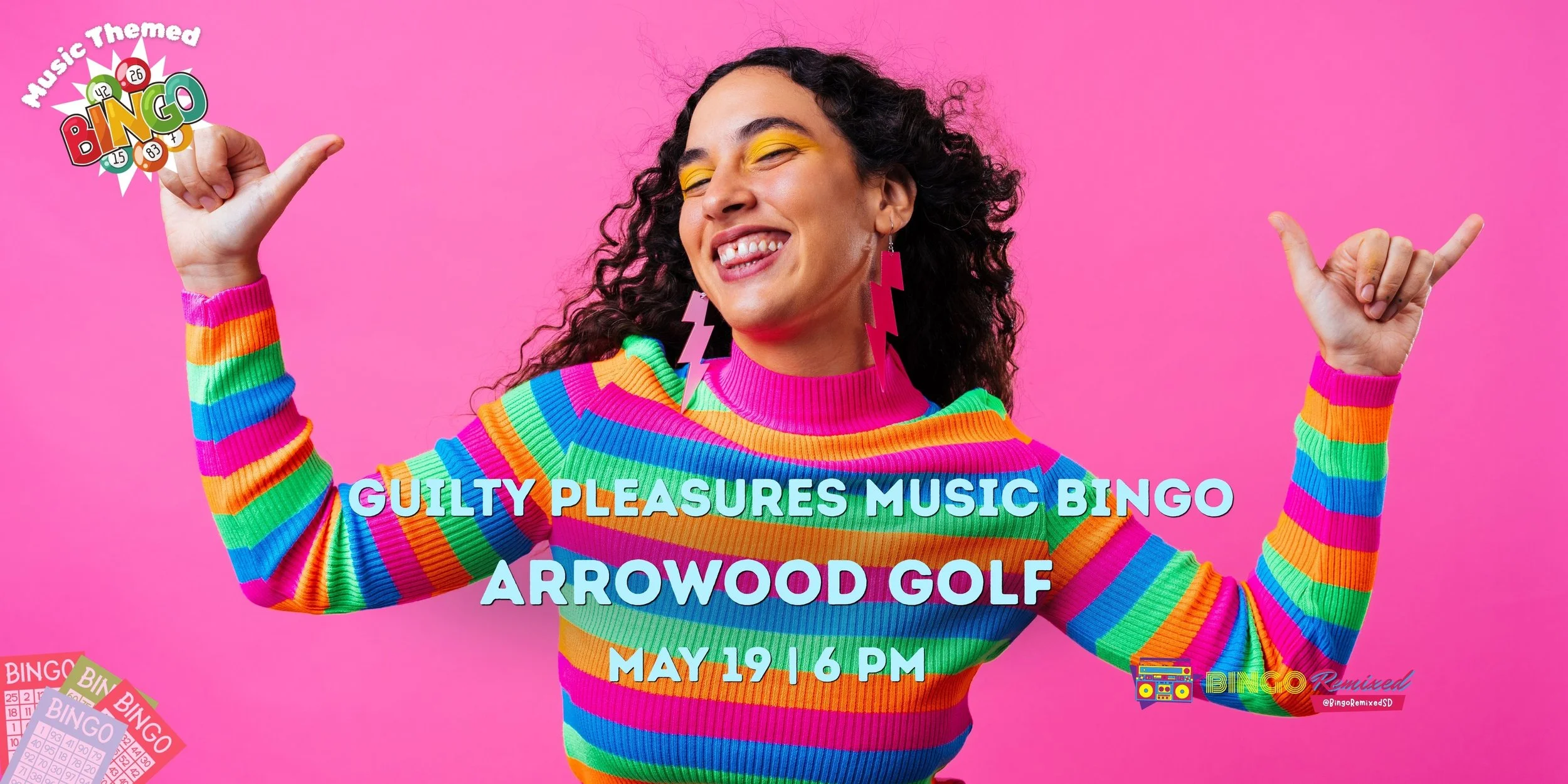 Guilty Pleasures Music Bingo @ Arrowood Golf Course